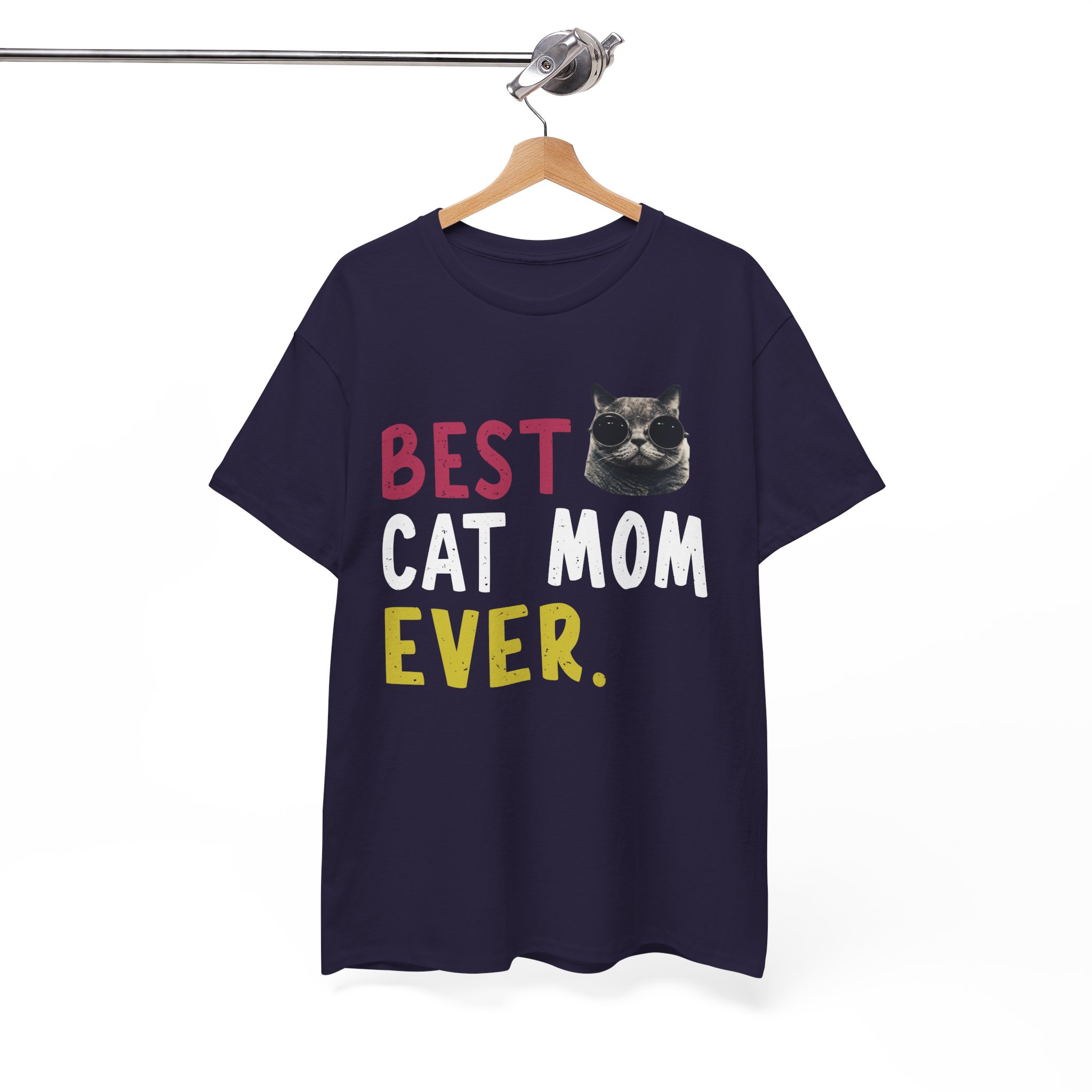 Best Cat Mom Ever Gift T-Shirt - Image 9
