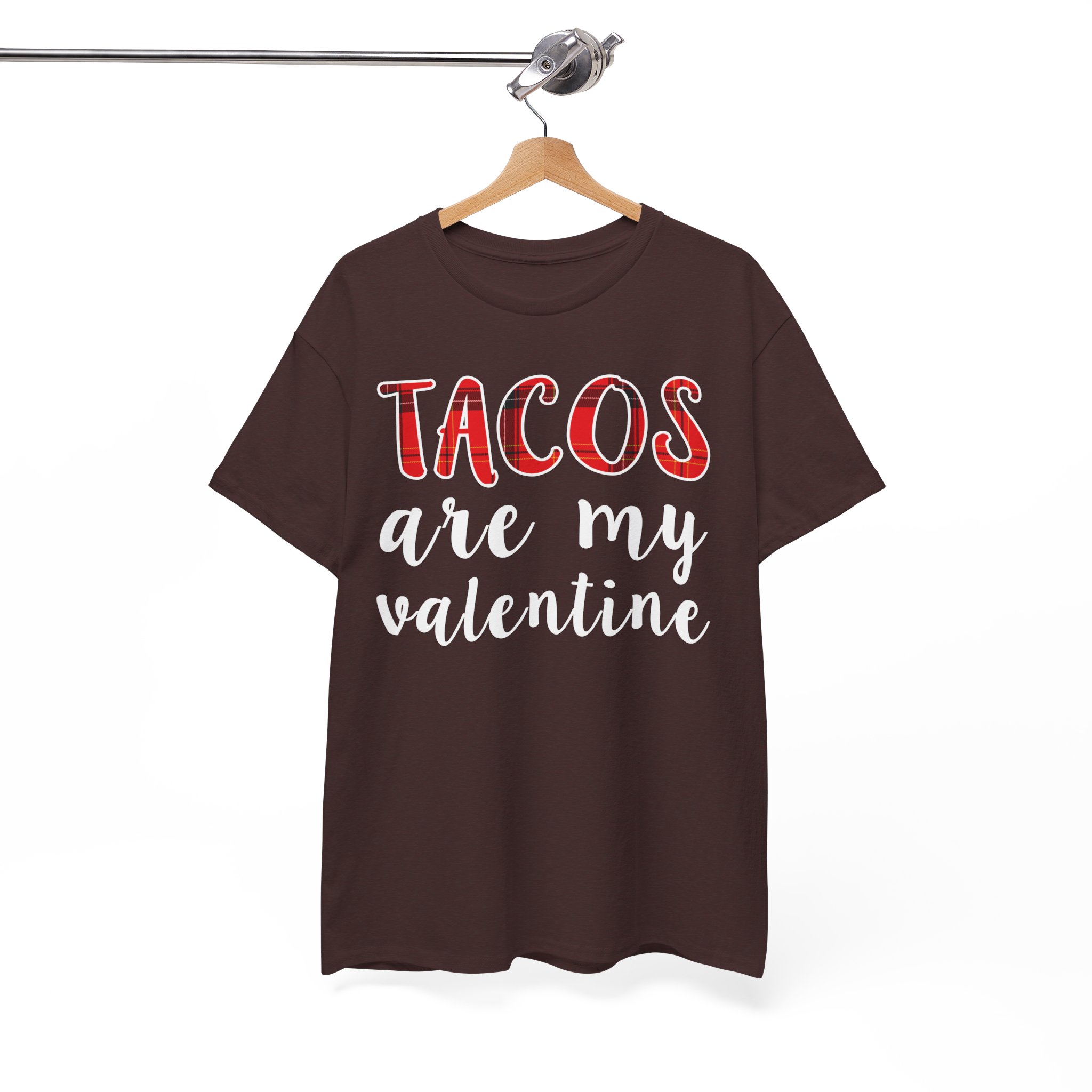 Tacos Are My Valentine Funny Valentine’s Day Tee - Image 2
