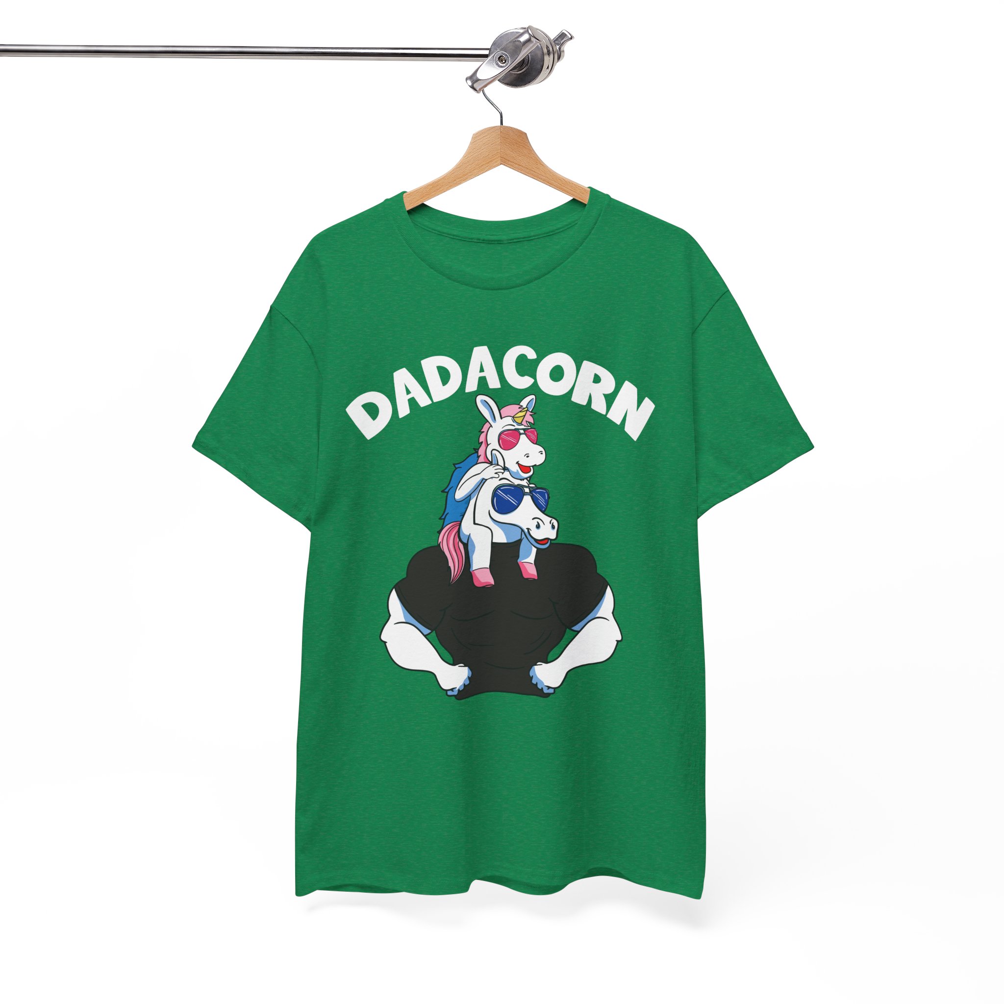 Dadacorn Funny Unicorn Dad Tee for Father’s Day - Image 5