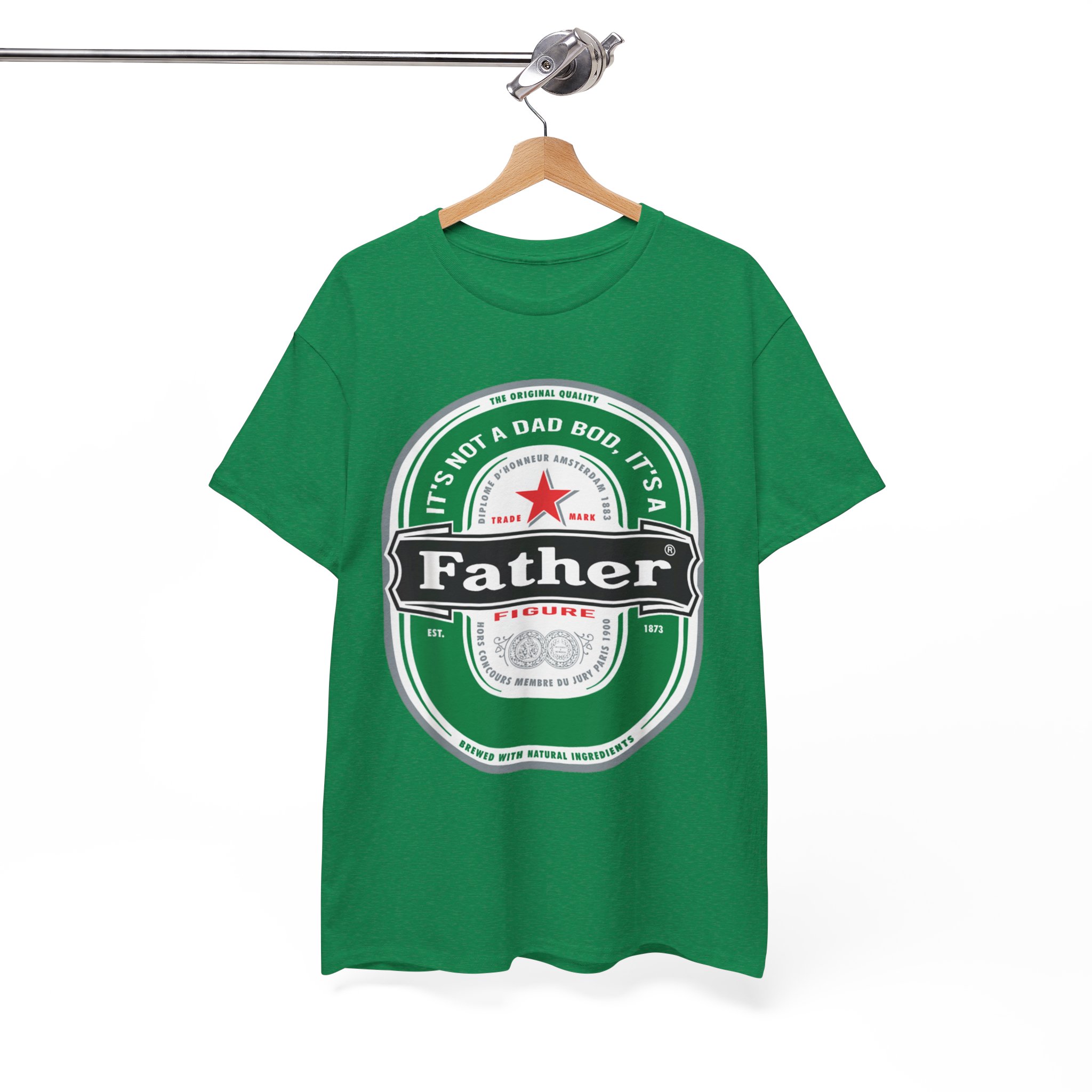Father Beer Vintage Brewery Father's Day Gift T-Shirt - Image 7
