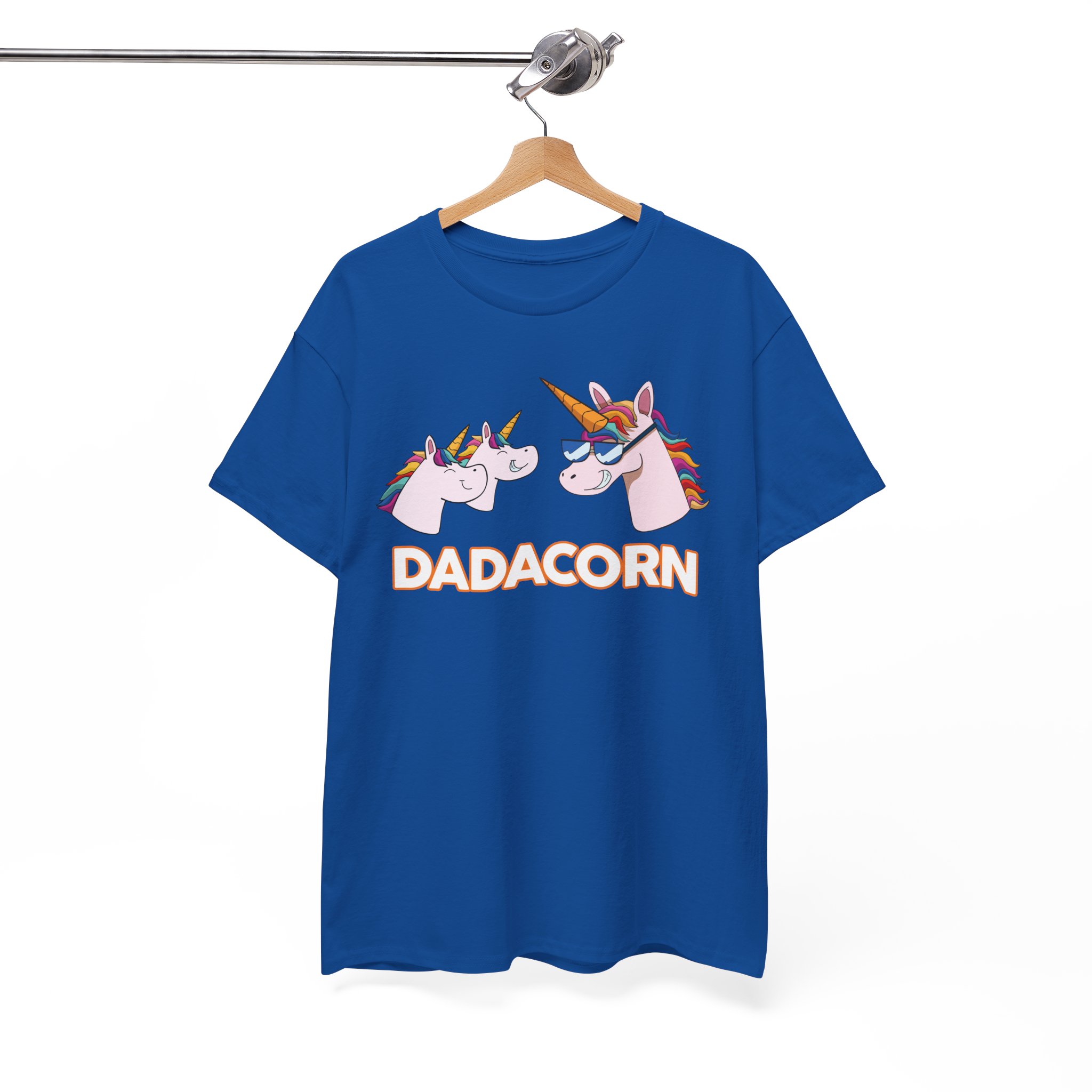 Dadacorn Cute Dad Unicorn Tee for Father’s Day - Image 11