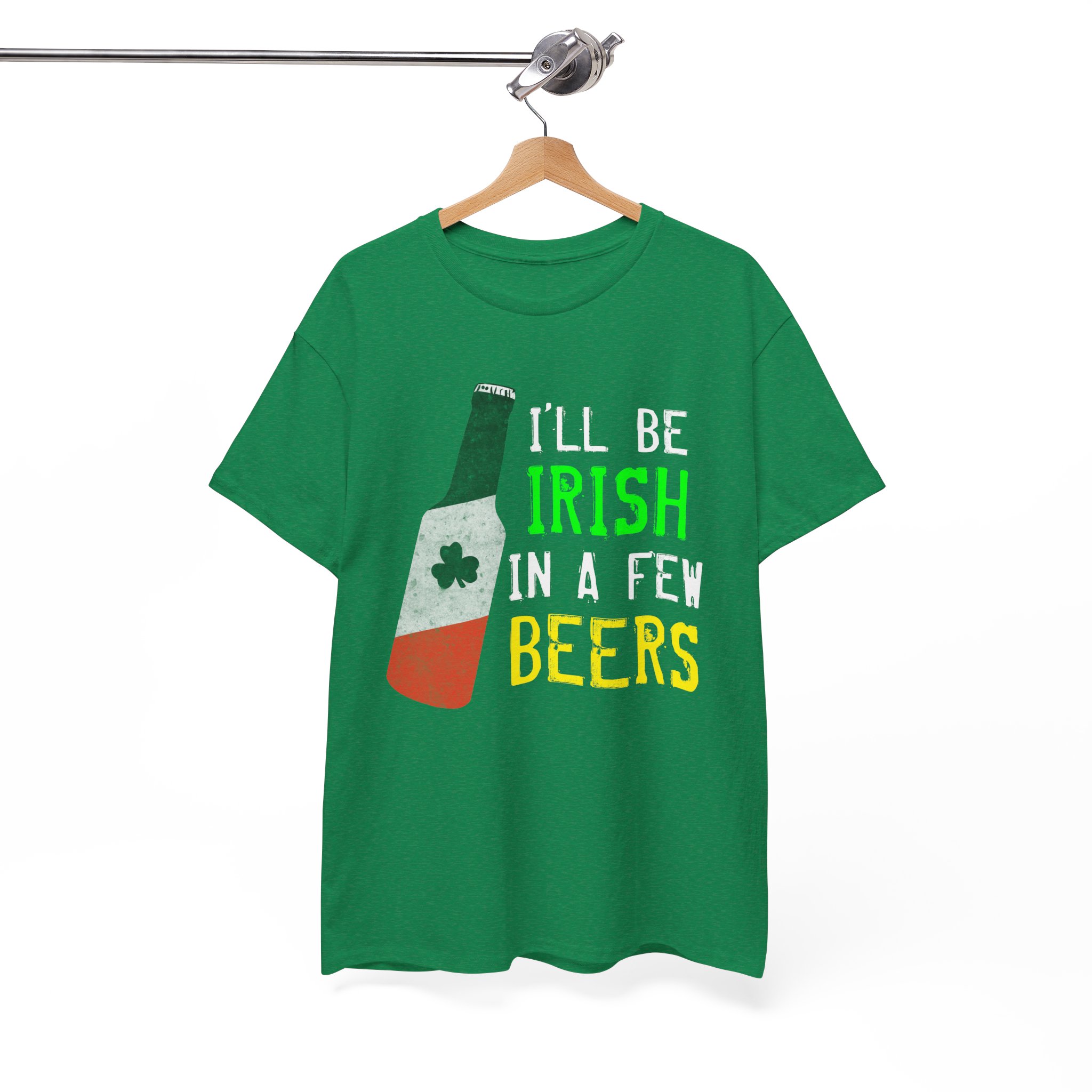 I'll Be Irish in a Few Beers Shamrock T-Shirt