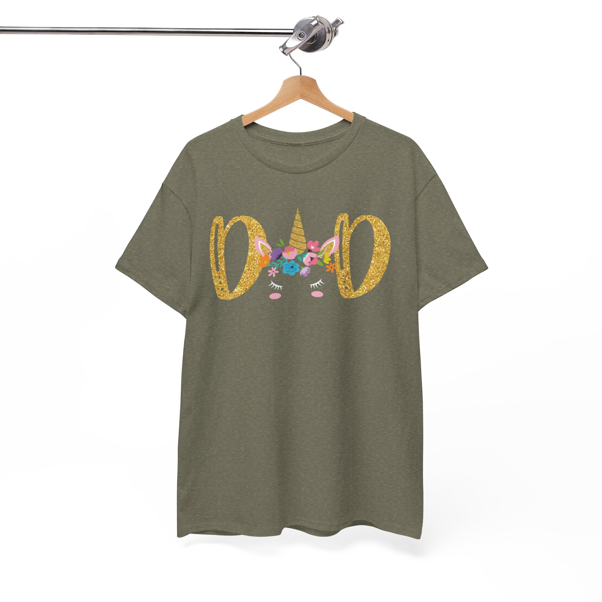 Unicorn Dad Father’s Day Gift T-Shirt - Image 7
