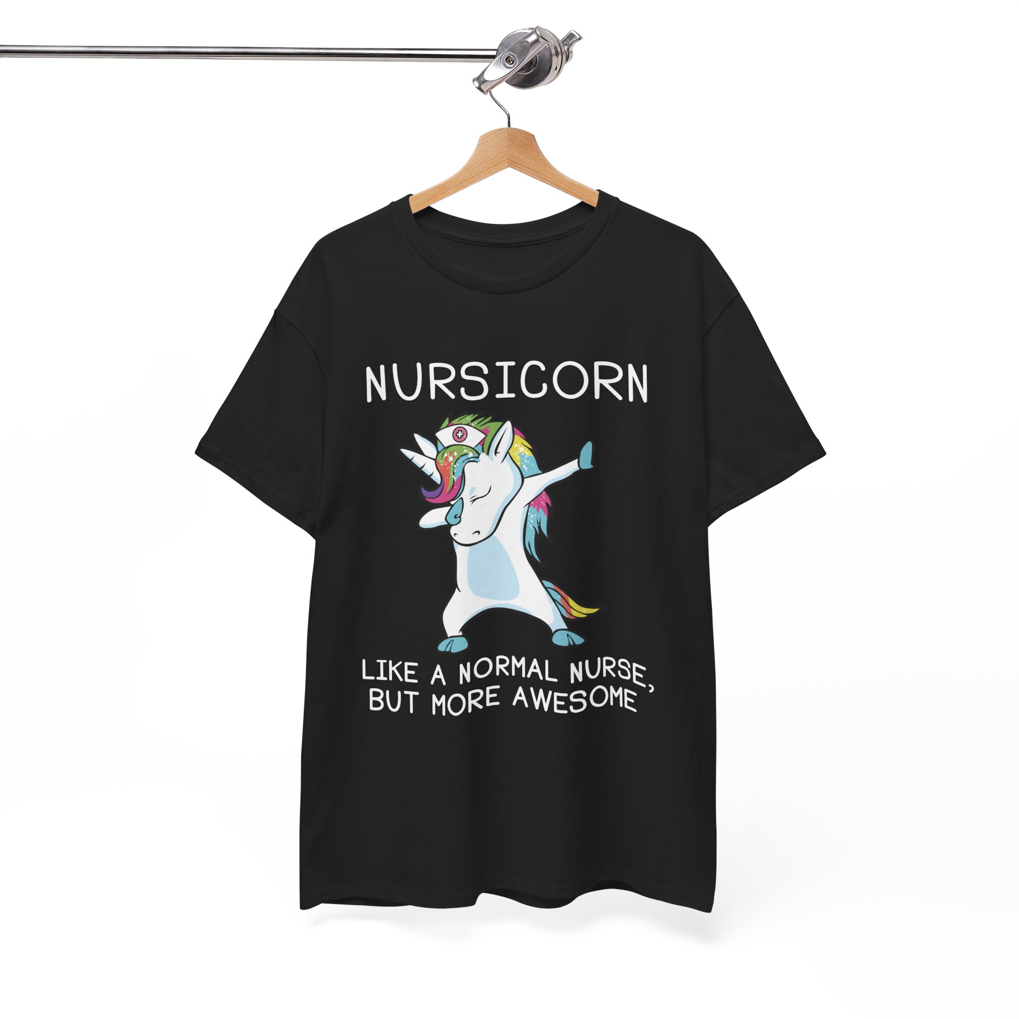 Nursicorn Awesome Unicorn Nurse T-Shirt - Image 2