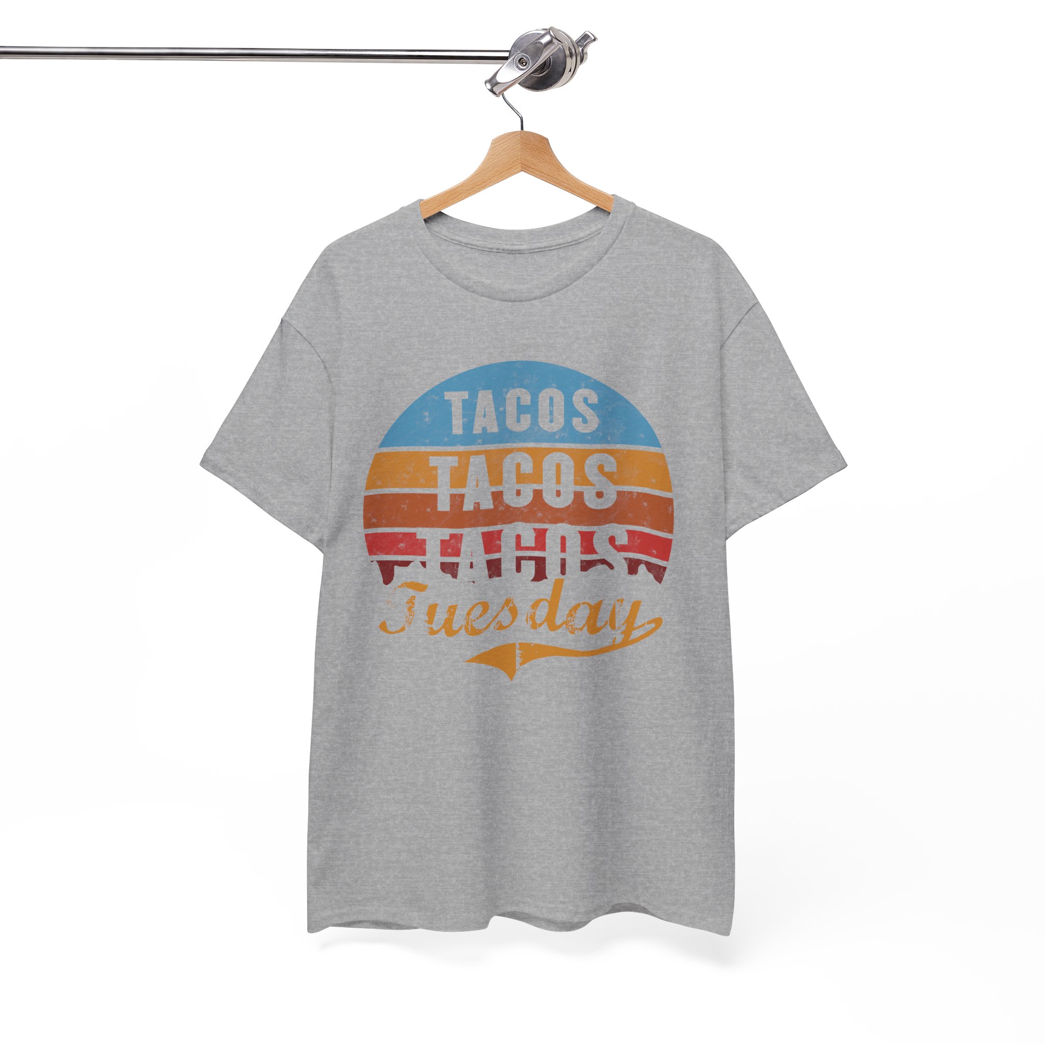 Taco Tuesday Retro Vintage T-Shirt - Image 2