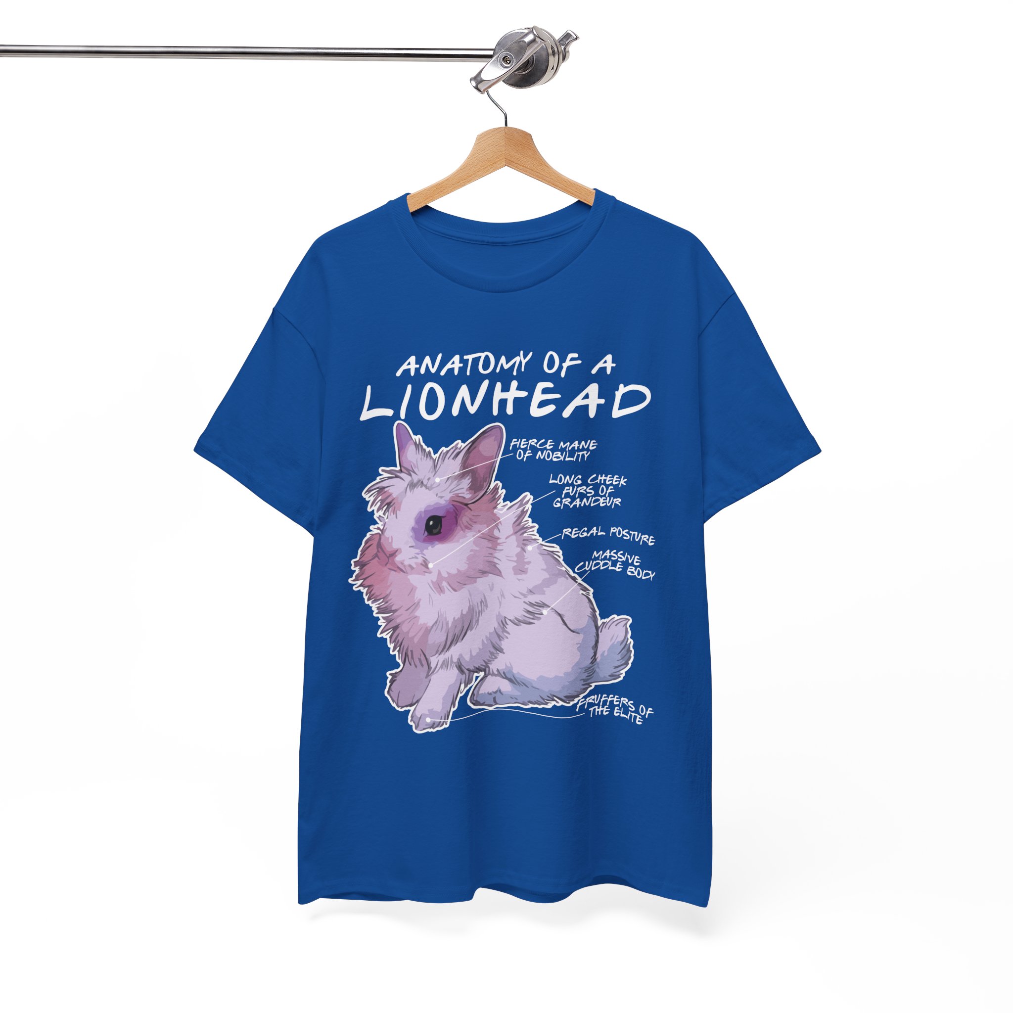 Anatomy of a Lionhead Rabbit T-Shirt - Image 8
