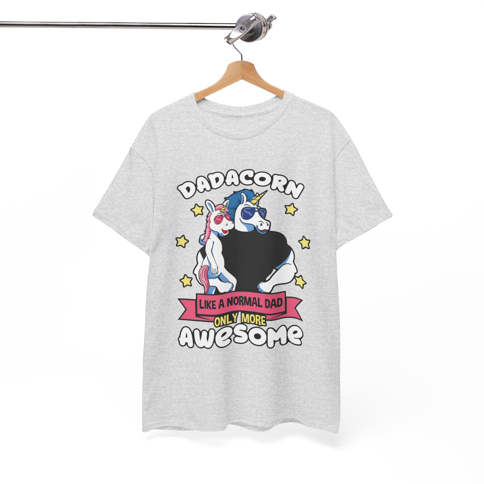 Dadacorn Awesome Unicorn Dad Tee for Father’s Day T‑Shirt