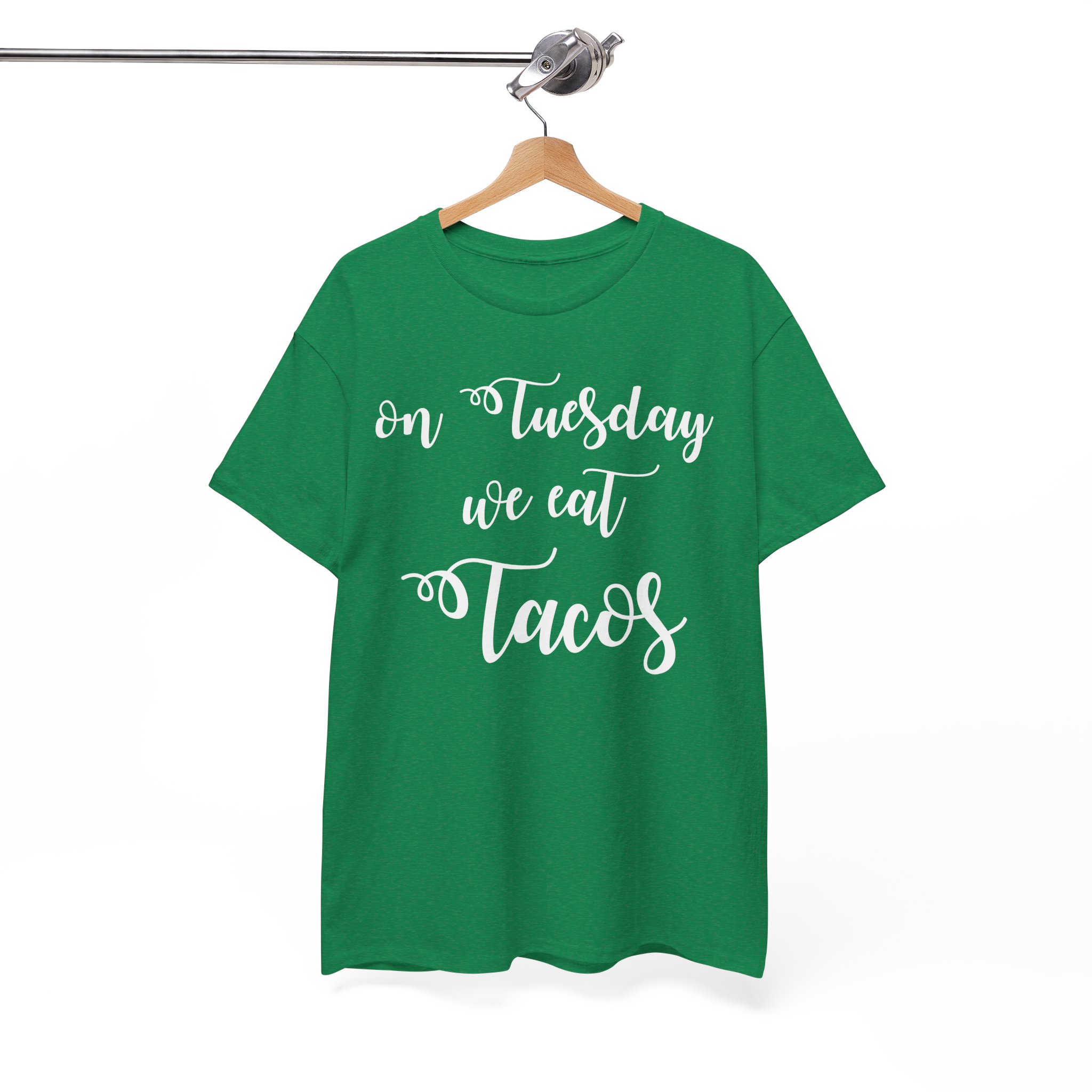 On Tuesday We Eat Tacos Fun Tee - Image 5