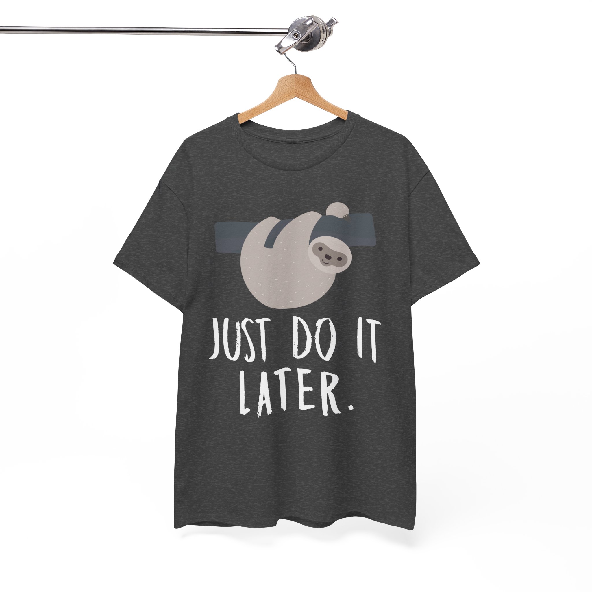 Just Do It Later Sloth T-Shirt - Image 5