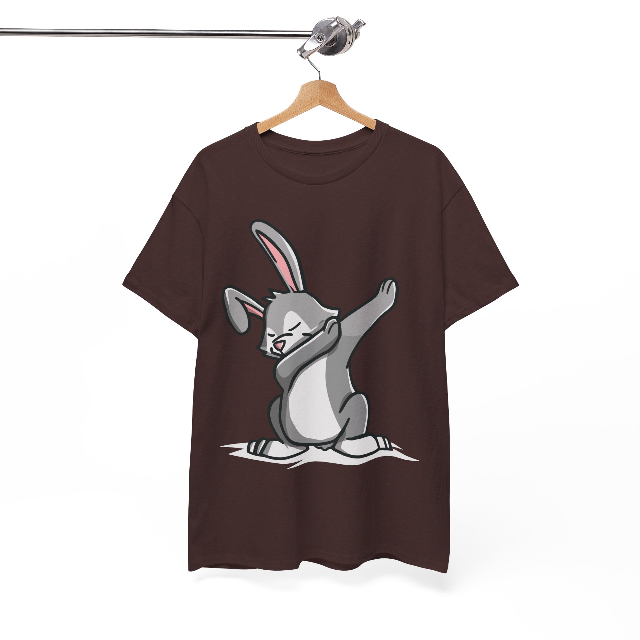 Easter Bunny Dabbing Funny T-Shirt - Image 2