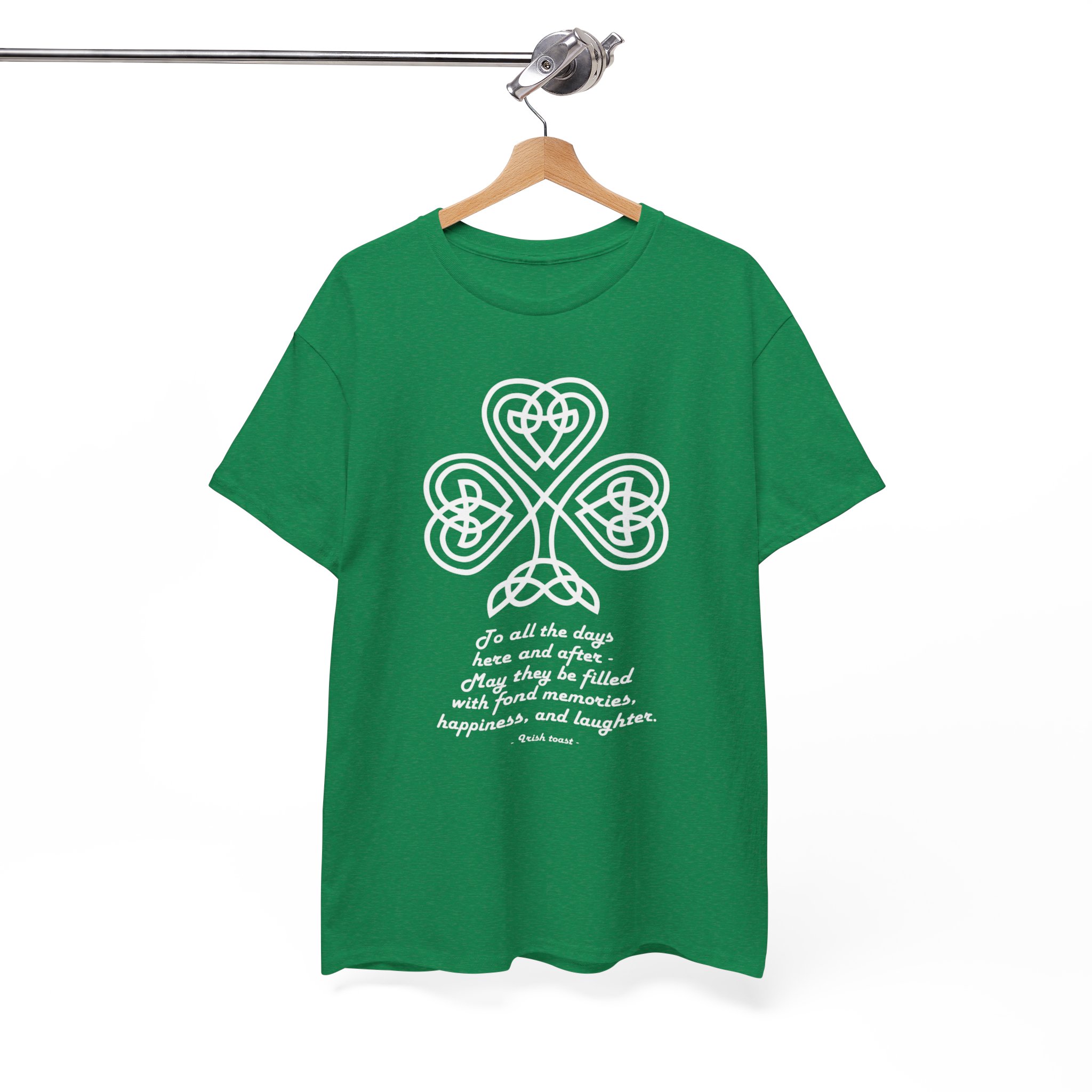 Celtic Shamrock Irish Toasts T-Shirt - Image 3
