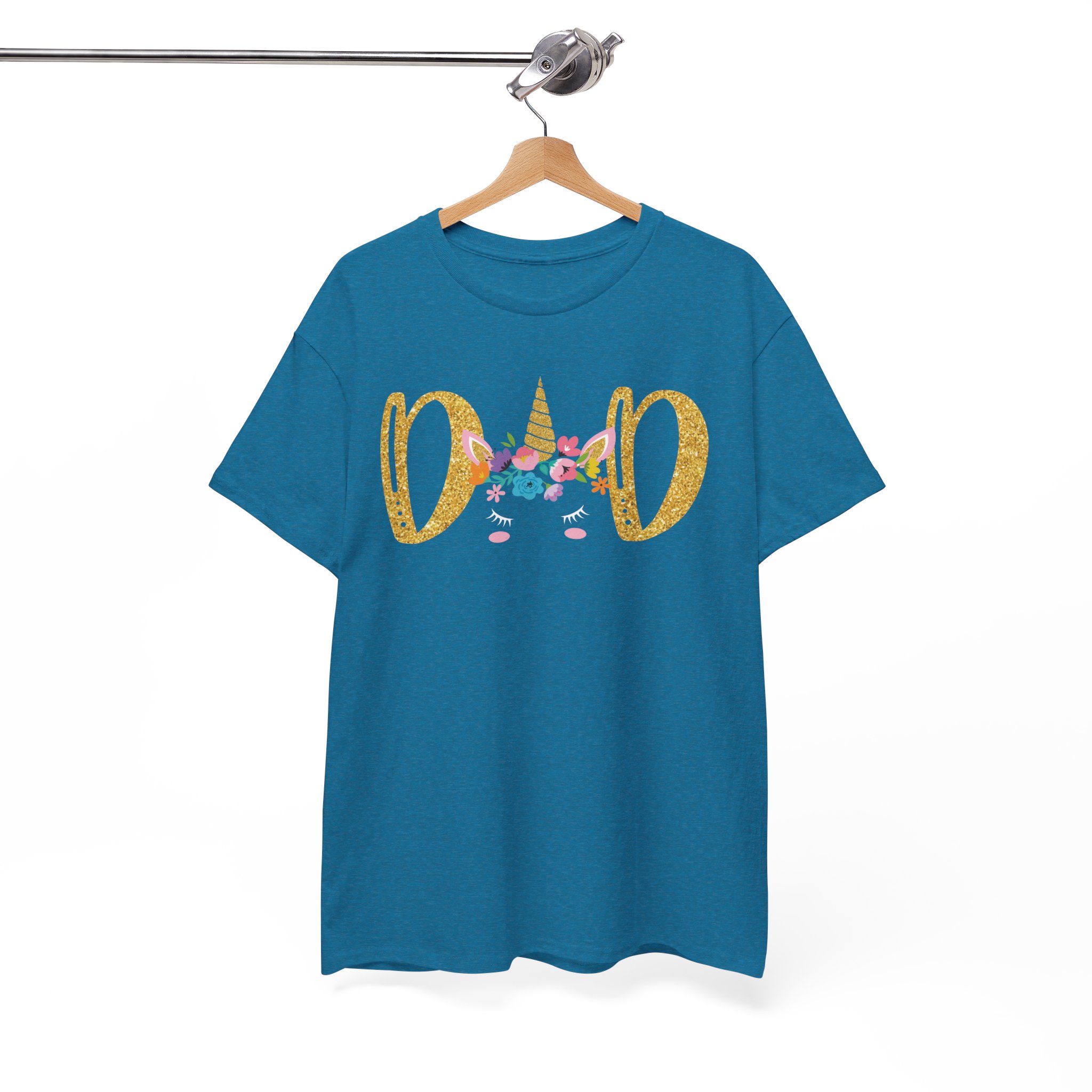 Unicorn Dad Father’s Day Gift T-Shirt - Image 9