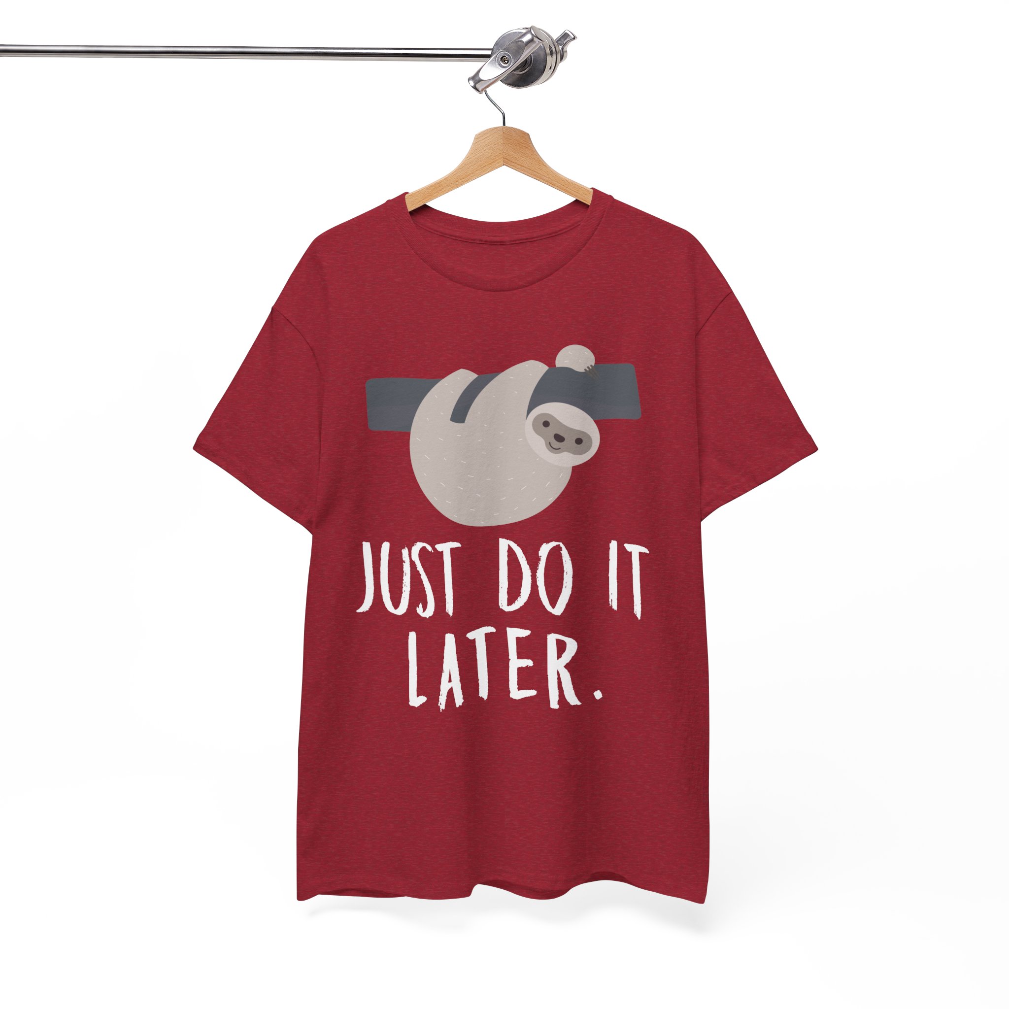 Just Do It Later Sloth T-Shirt - Image 11