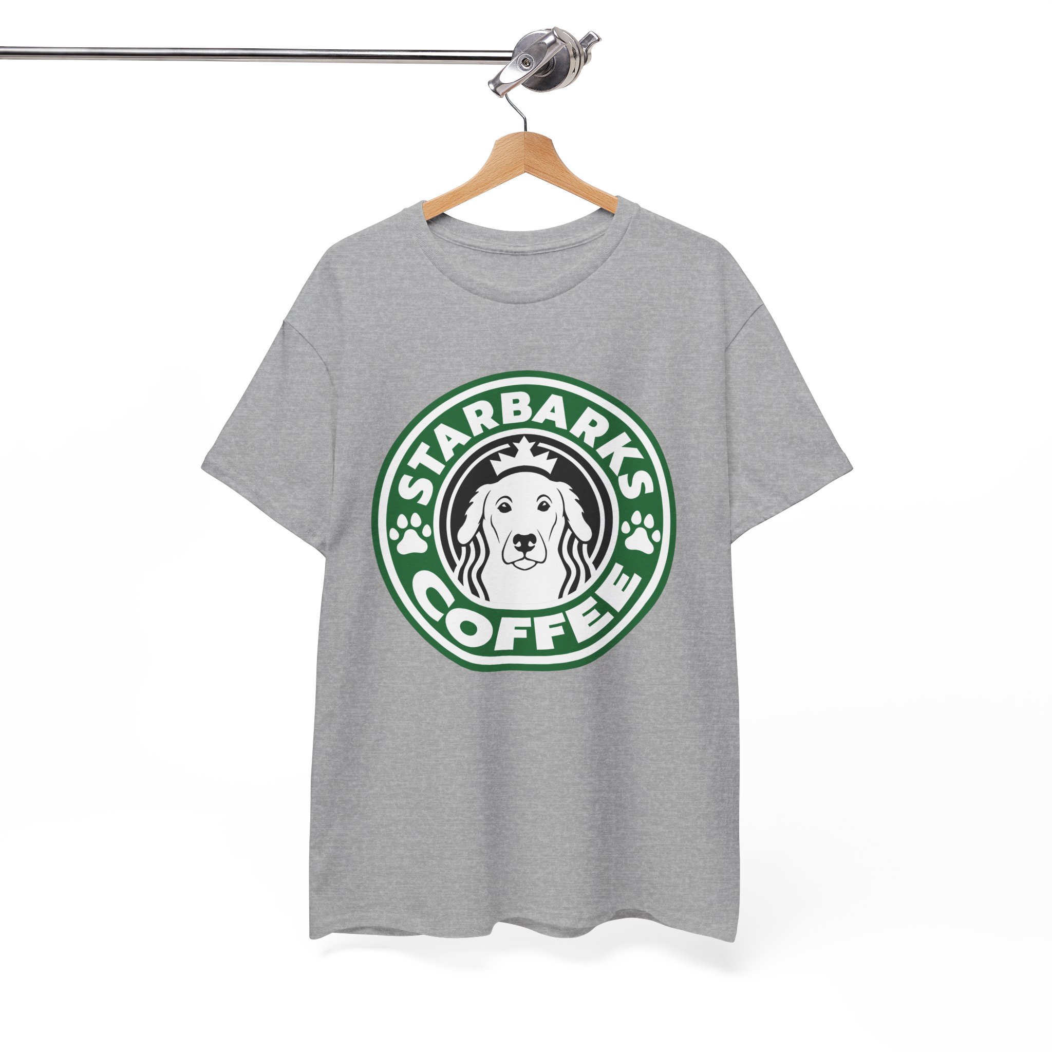 Starbarks Coffee Dog Lover T-Shirt - Image 6