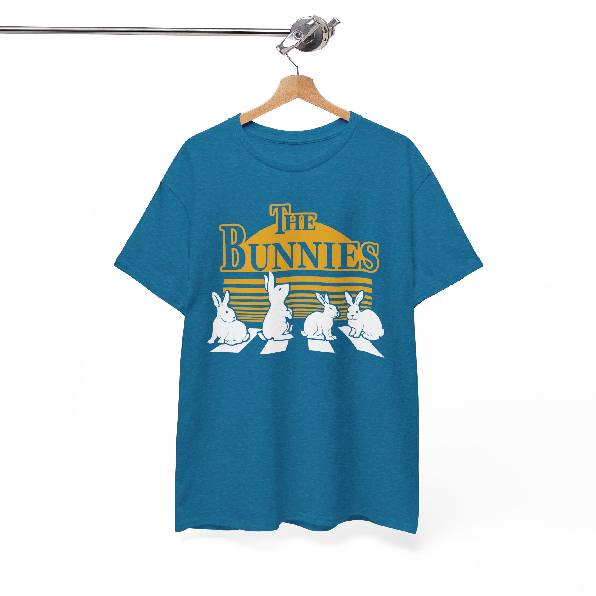 The Beatles Bunnies Crosswalk Funny T-Shirt - Image 7