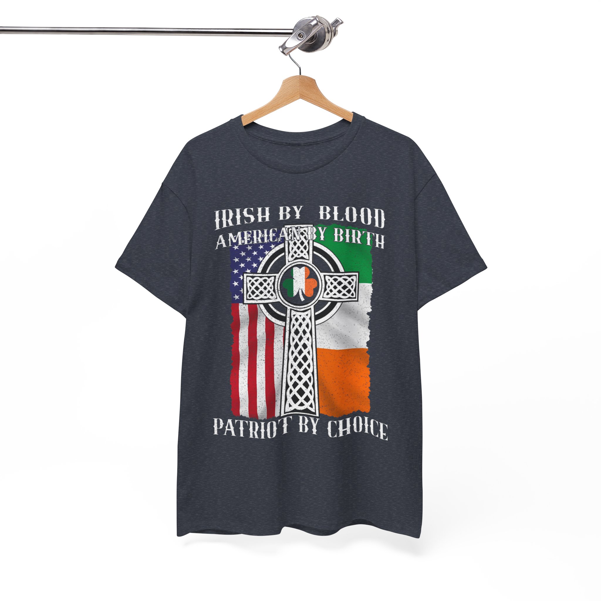 Irish By Blood American Patriot T-Shirt - Image 5