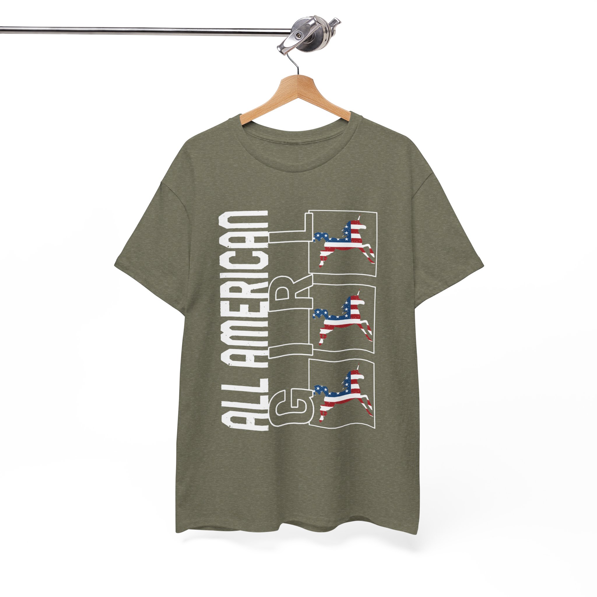 All American Girl Patriotic USA 4th Of July T‑Shirt - Image 4