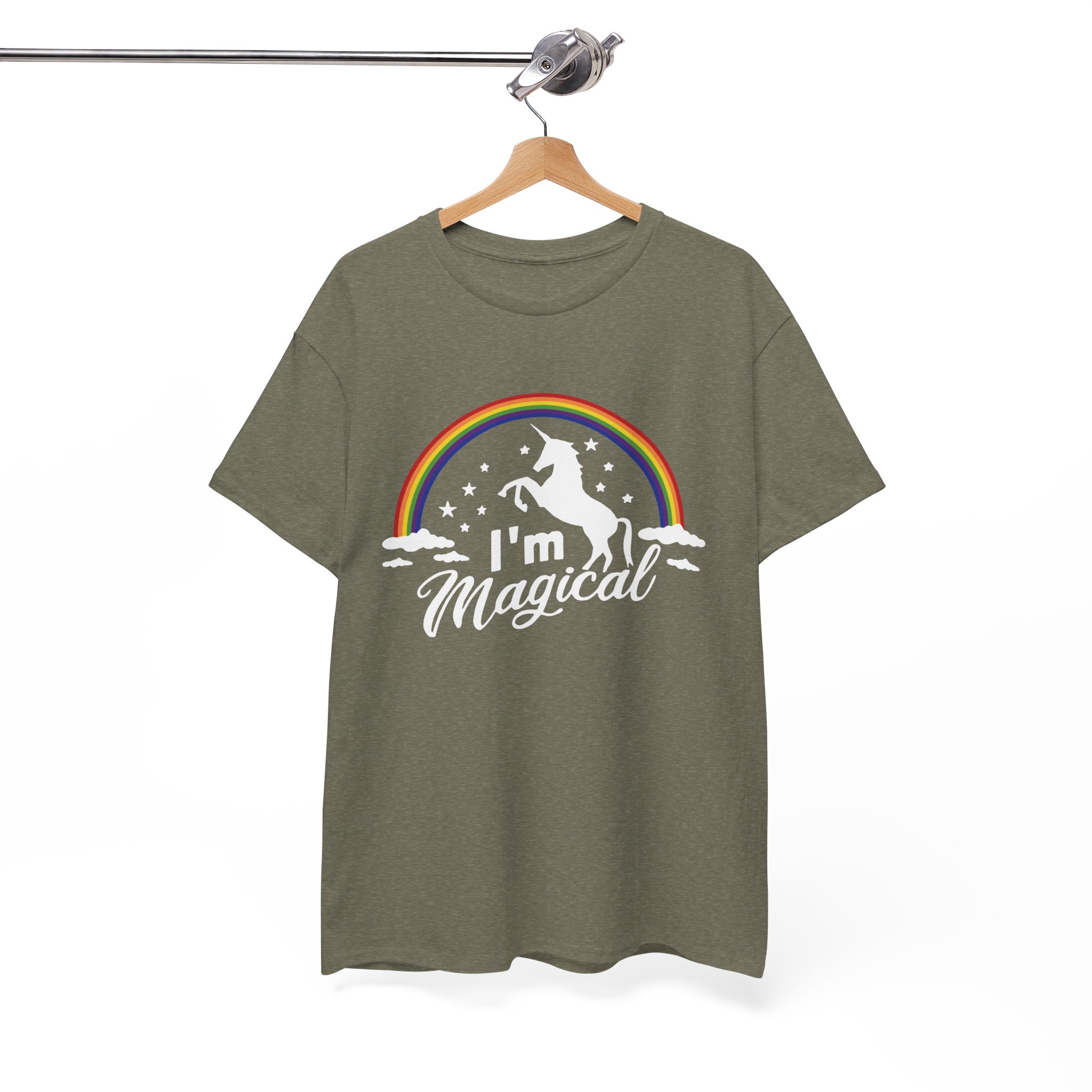 I'm Magical Unicorn Rainbow T-Shirt - Image 4