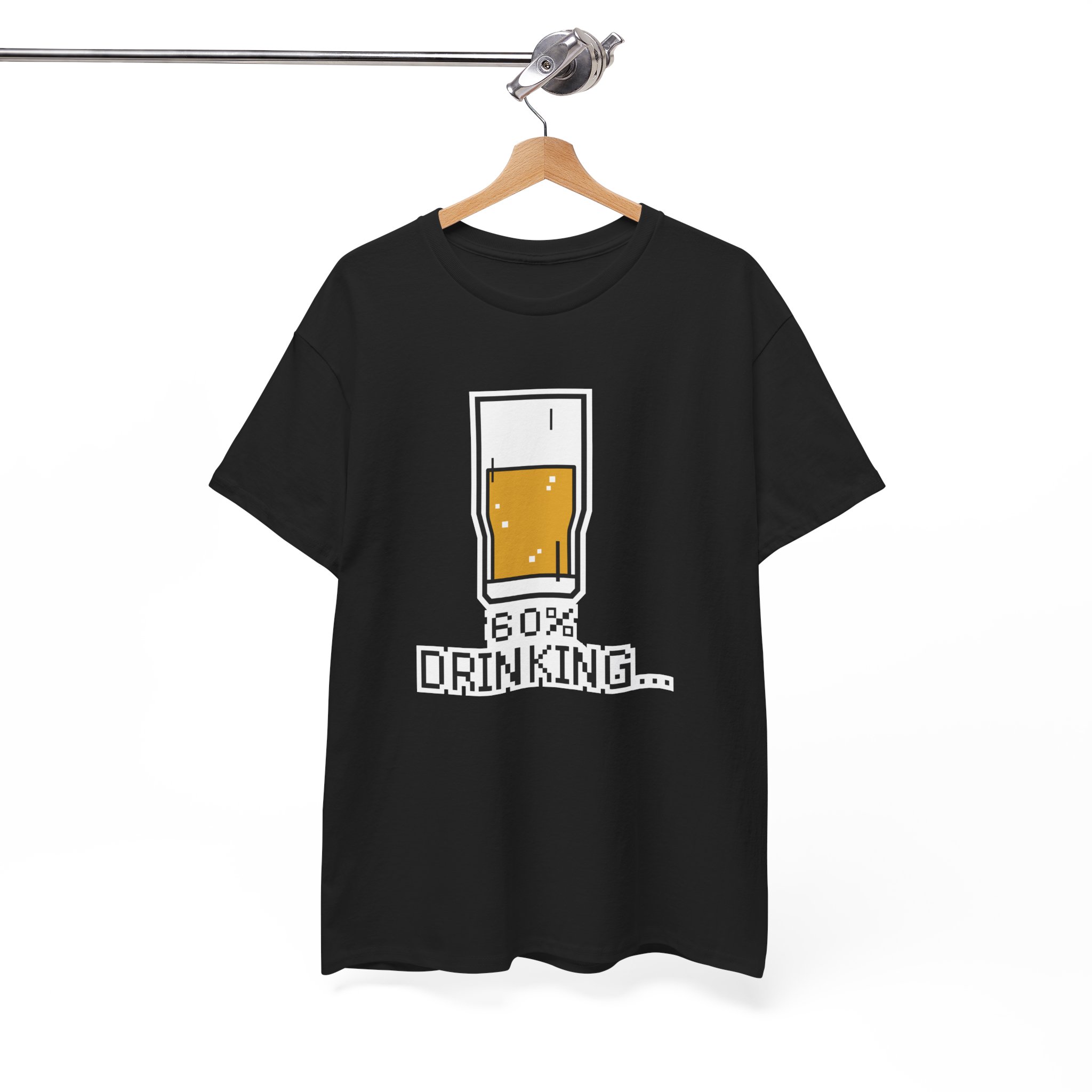 Beer 60% Drinking Team T-Shirt - Image 3