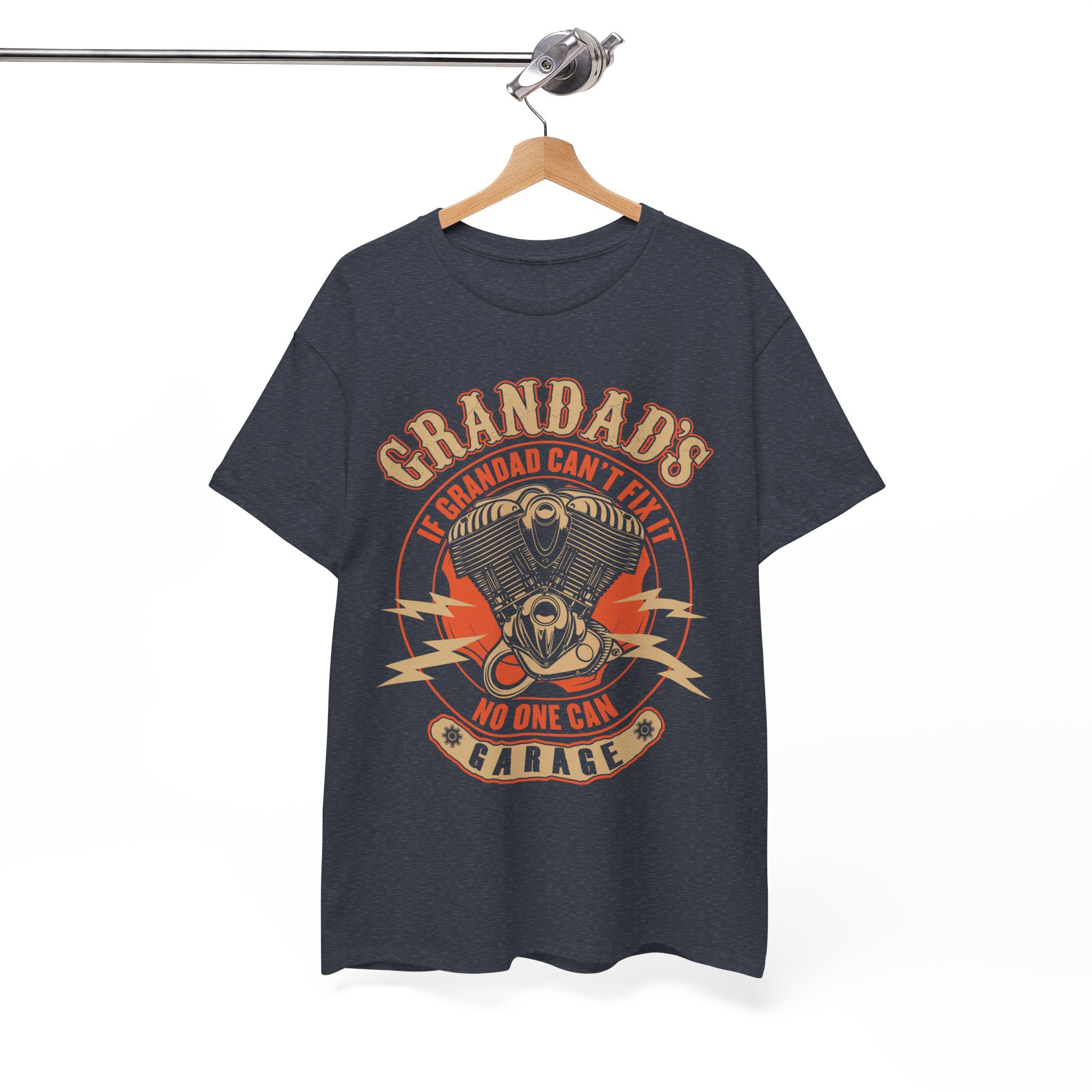 Grandad's Garage Vintage Motorcycle T-Shirt - Image 6