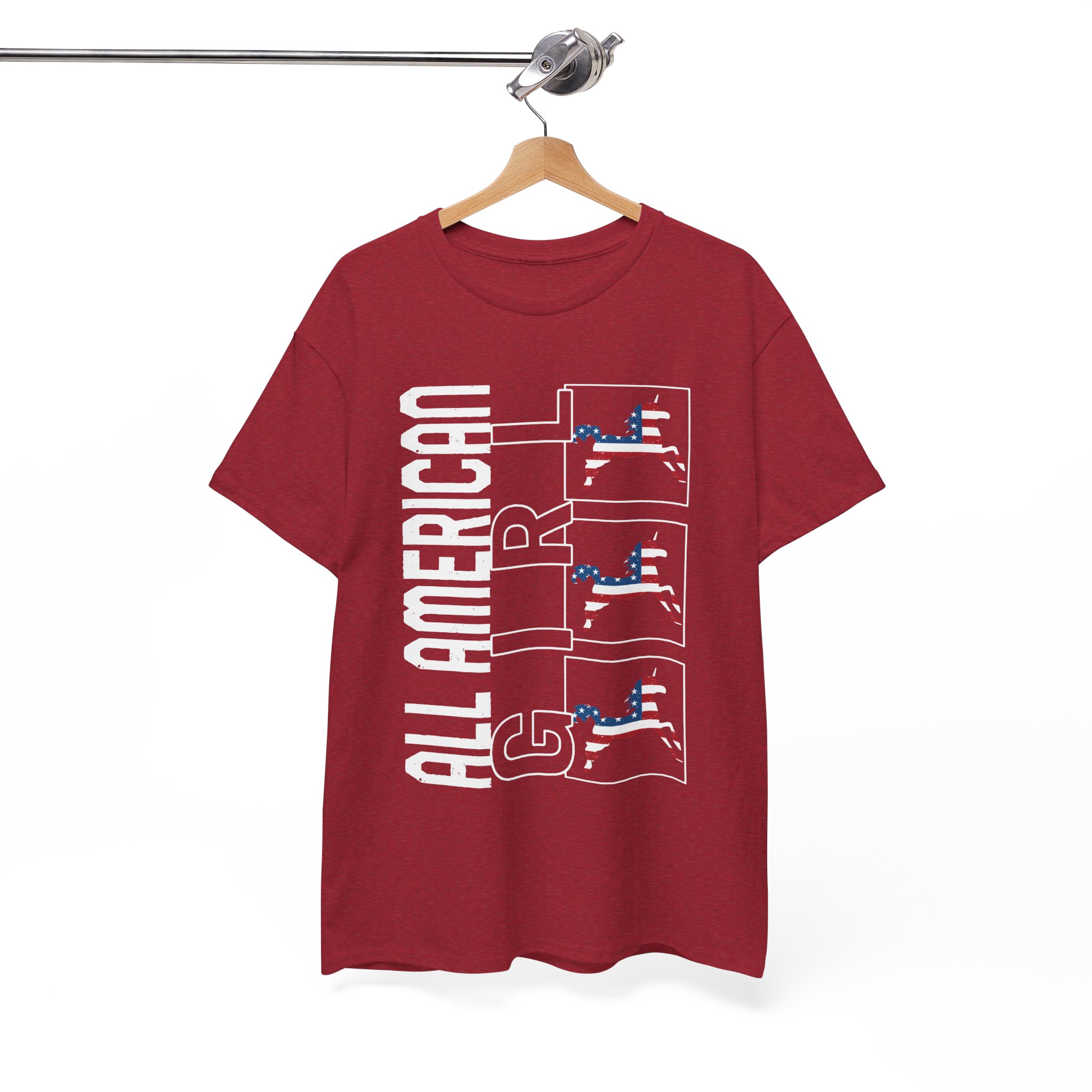All American Girl Patriotic USA 4th Of July T‑Shirt - Image 11