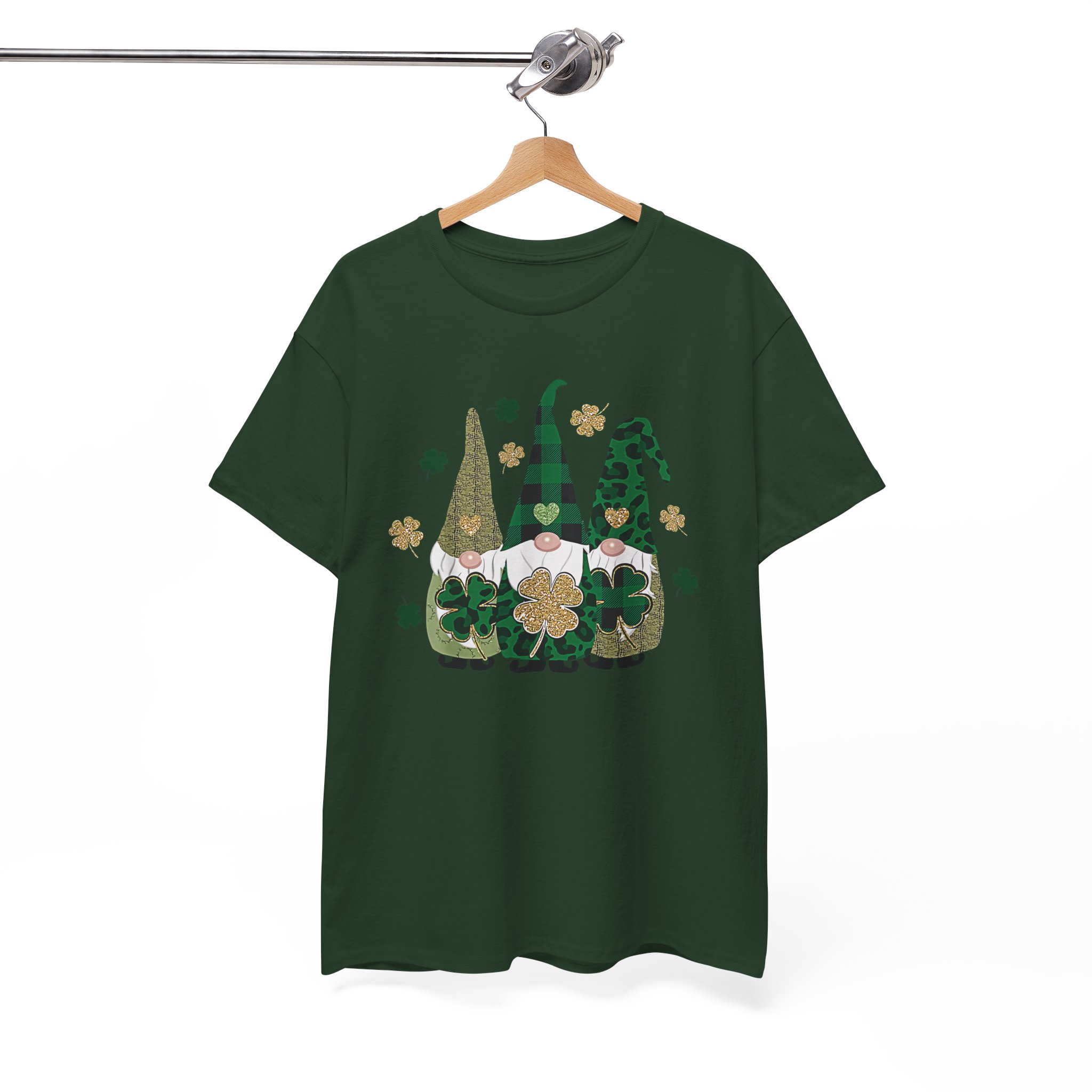 St. Patrick's Day Shamrock Gnome Clover Irish Holiday T-Shirt
