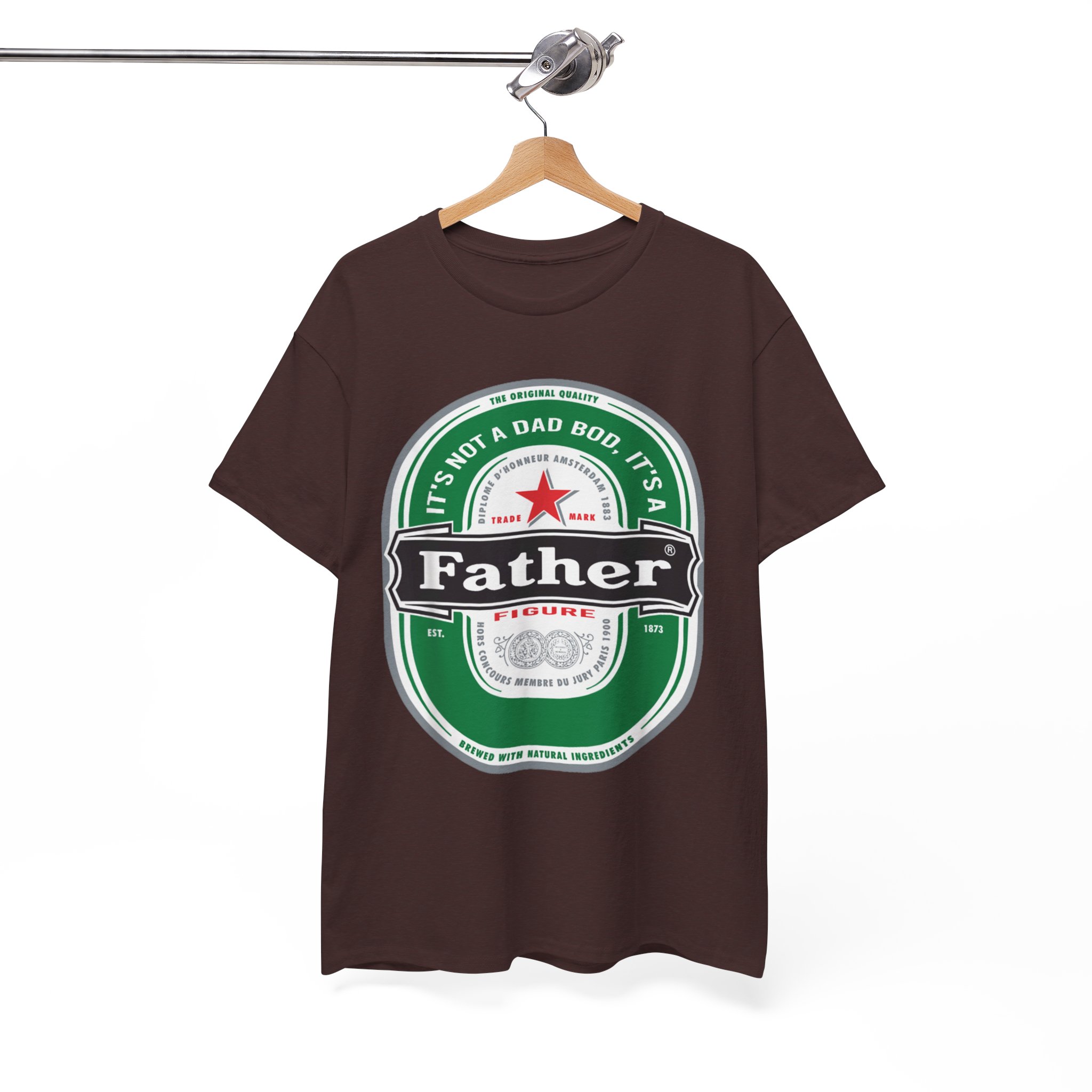 Father Beer Vintage Brewery Father's Day Gift T-Shirt - Image 3