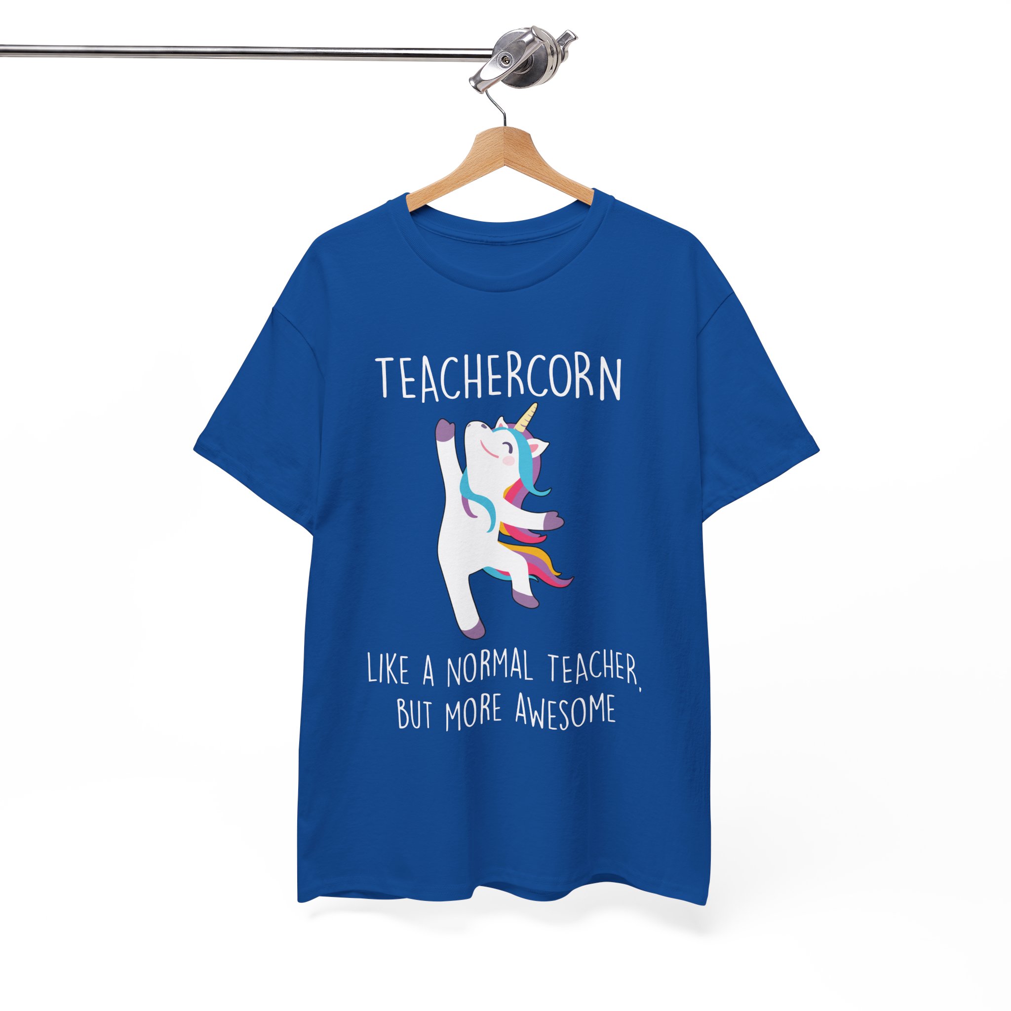Like a Normal Teacher but More Awesome Unicorn T-Shirt - Image 8