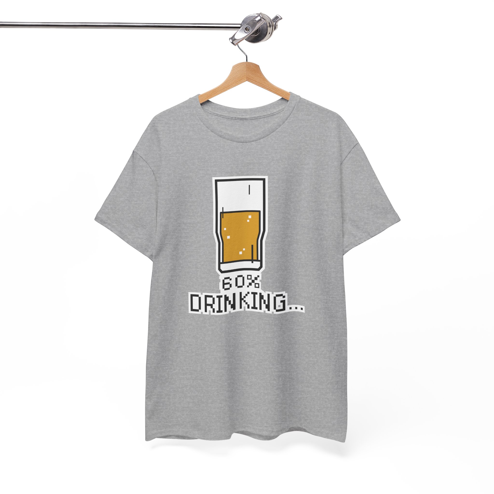 Beer 60% Drinking Team T-Shirt - Image 4