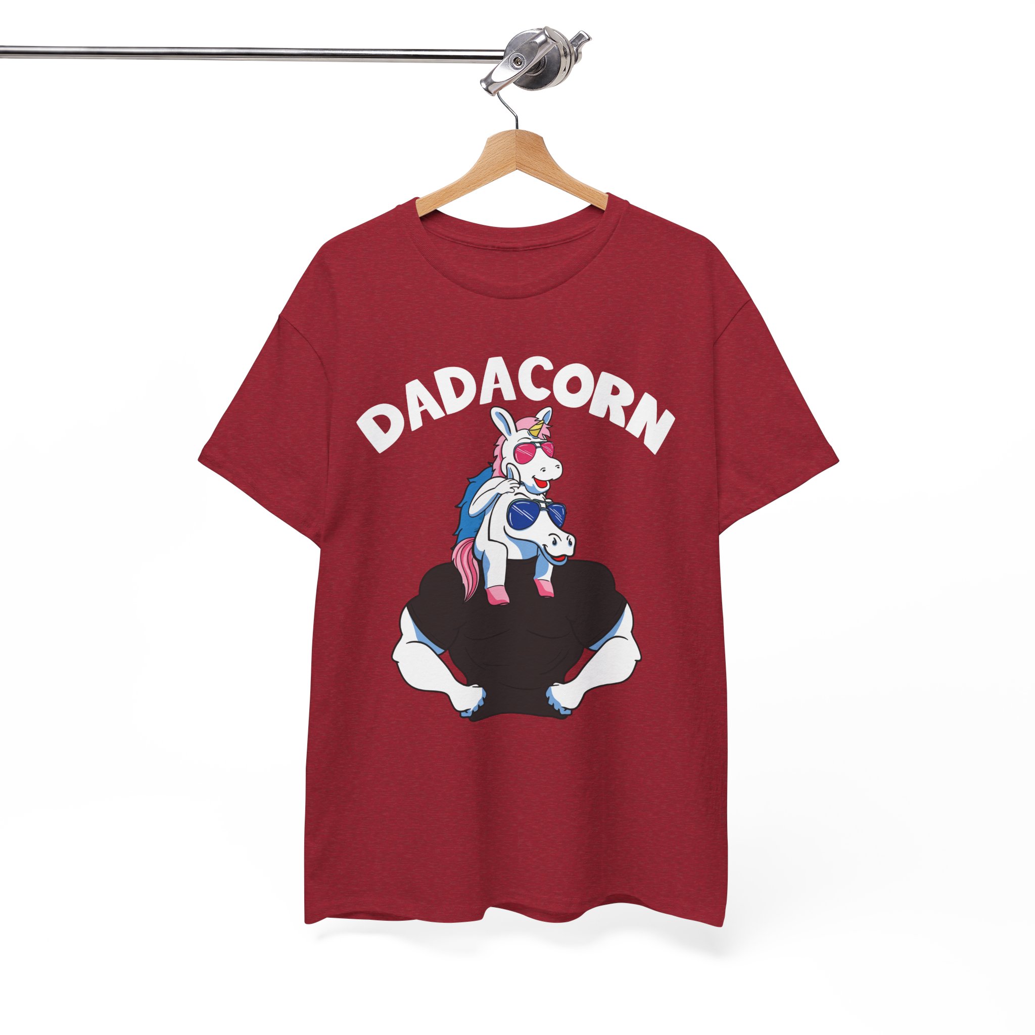Dadacorn Funny Unicorn Dad Tee for Father’s Day - Image 11