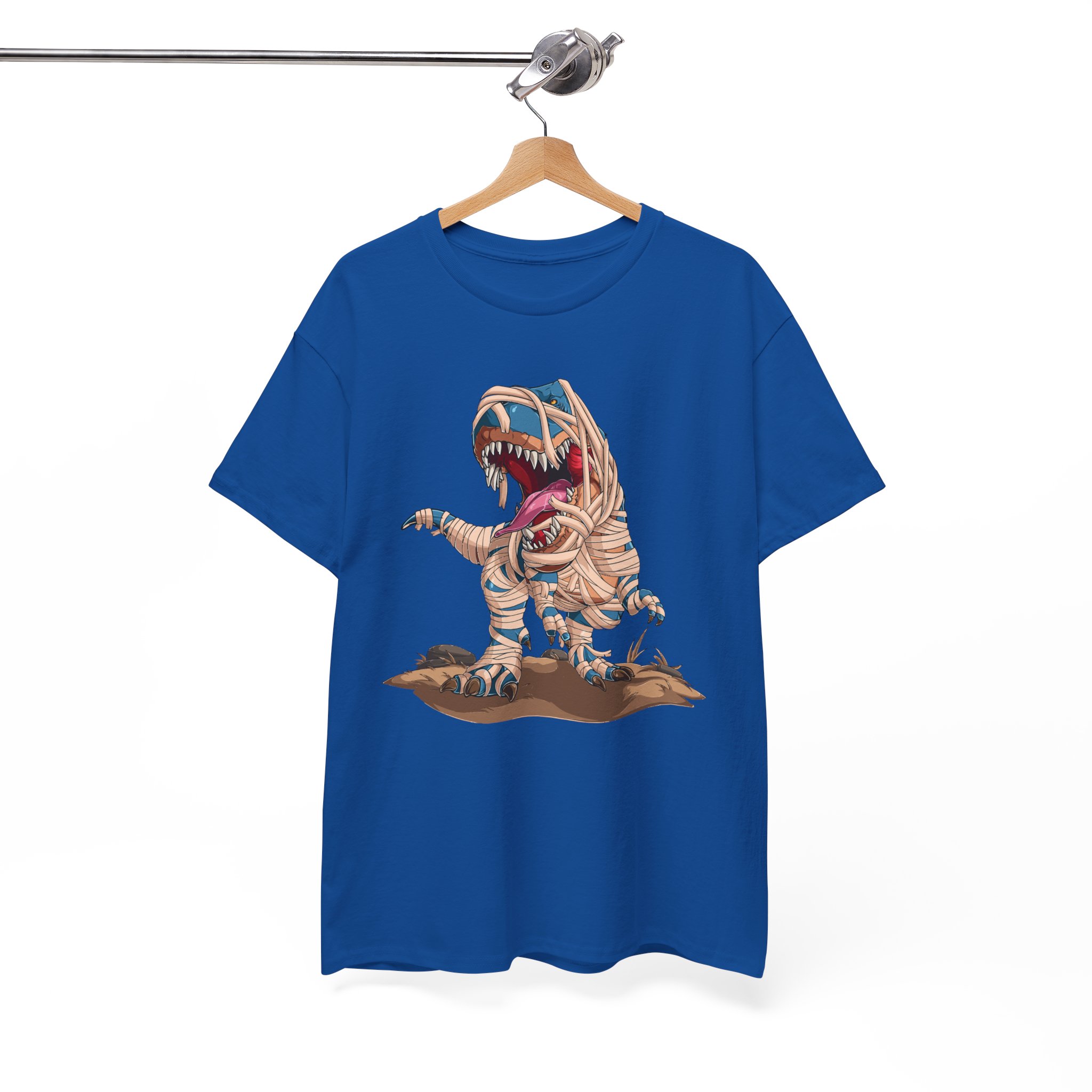Dinosaur T-Rex Mummy Halloween Costume T‑Shirt - Image 8