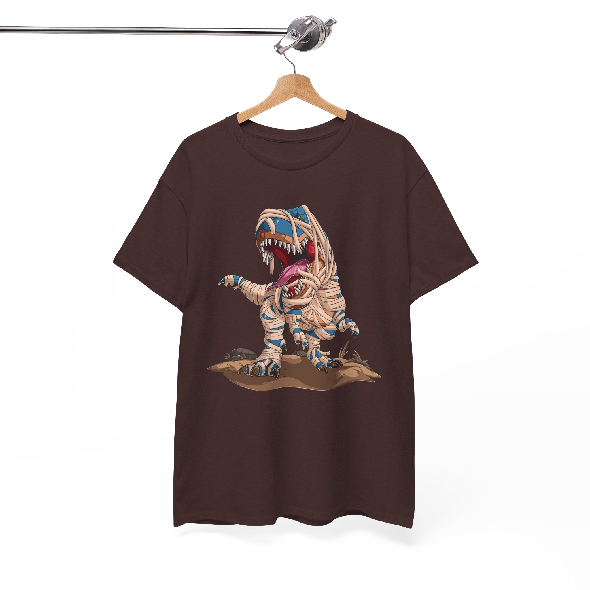 Dinosaur T-Rex Mummy Halloween Costume T‑Shirt - Image 3