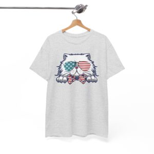 Patriotic Cat 4th of July American T-Shirt