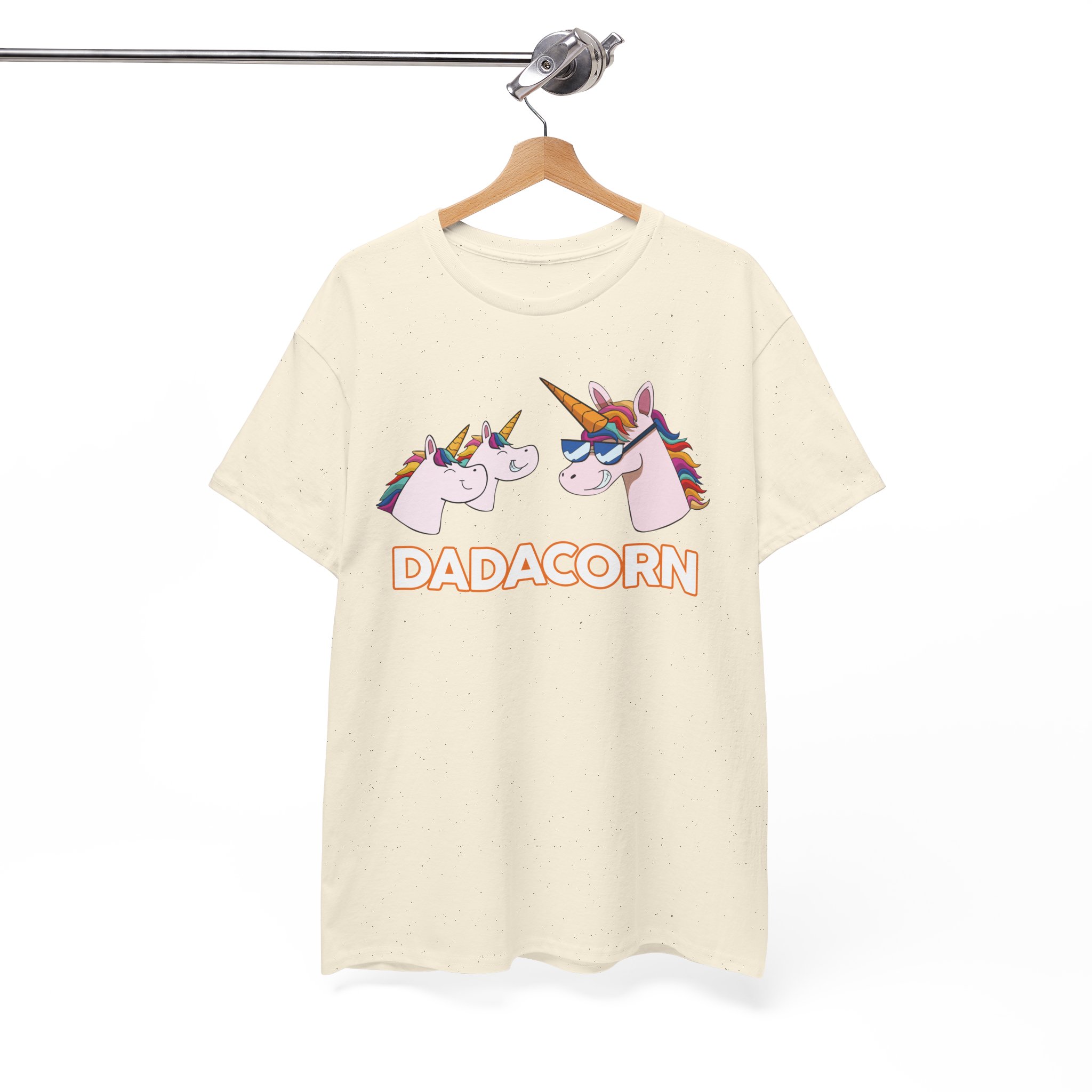 Dadacorn Cute Dad Unicorn Tee for Father’s Day - Image 7