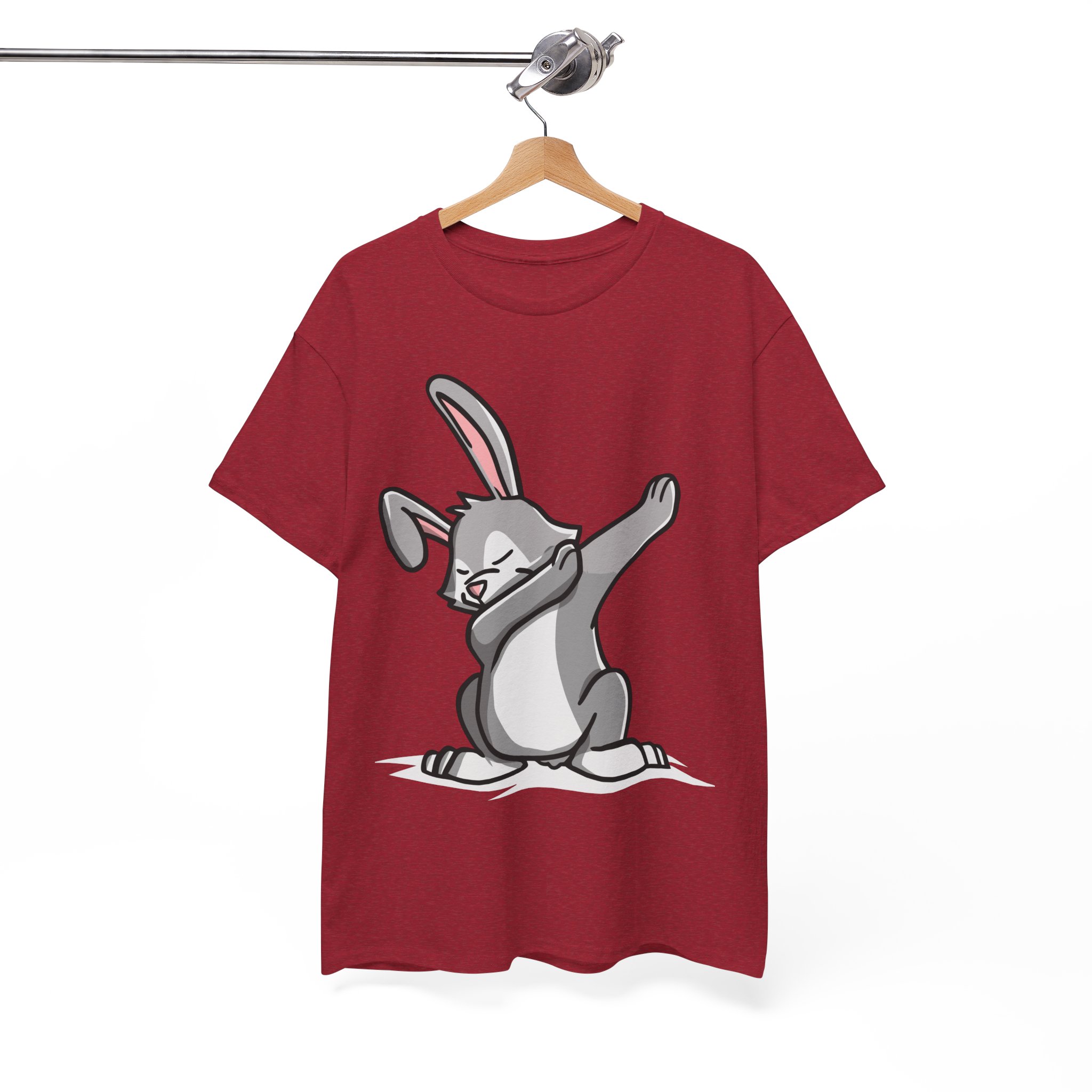Easter Bunny Dabbing Funny T-Shirt - Image 12