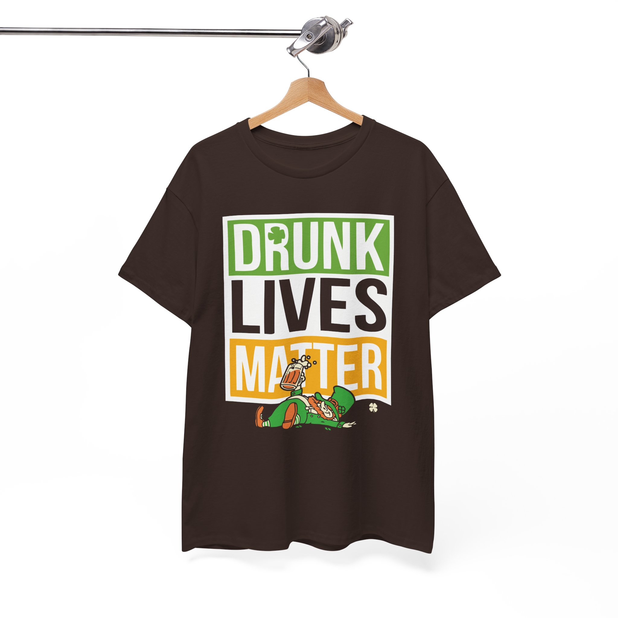 Drunk Lives Matter Funny St. Patrick’s Day Drinking T-Shirt - Image 4