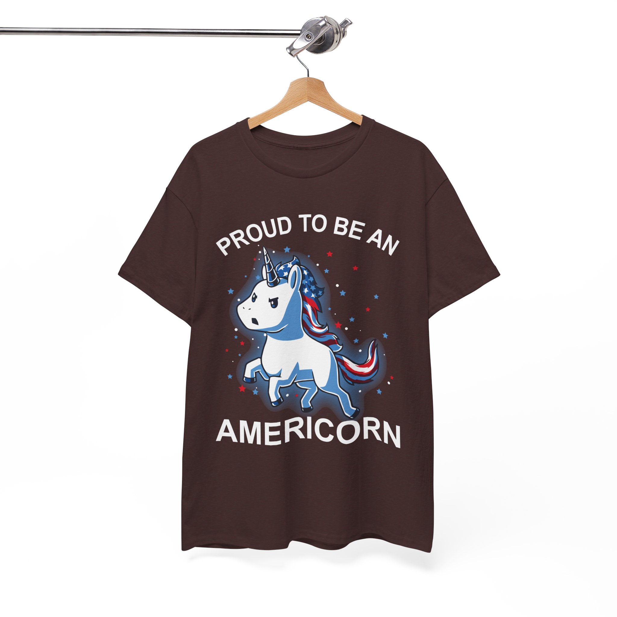 Proud to Be an American Patriotic Unicorn Tee - Image 2