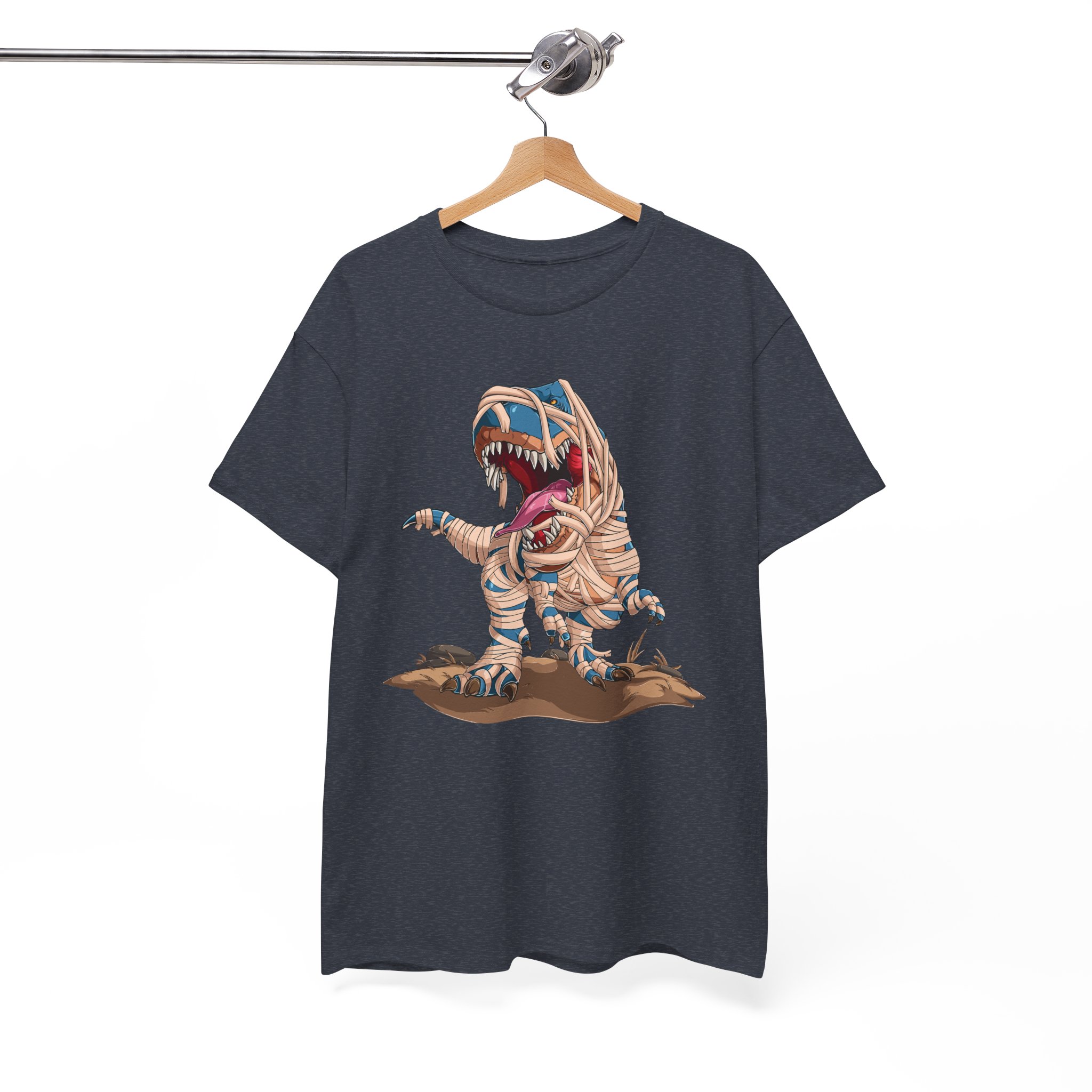 Dinosaur T-Rex Mummy Halloween Costume T‑Shirt - Image 10