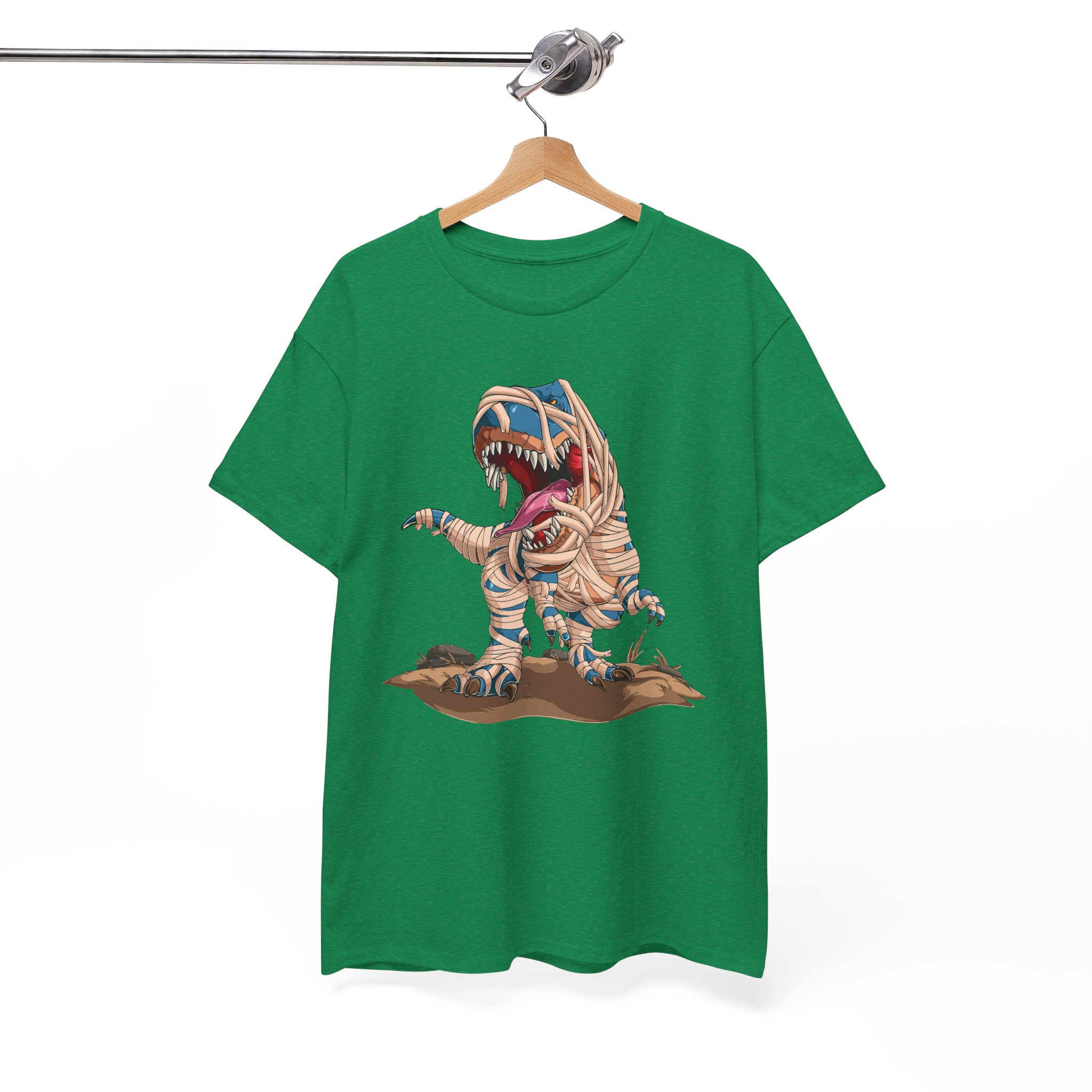 Dinosaur T-Rex Mummy Halloween Costume T‑Shirt - Image 5