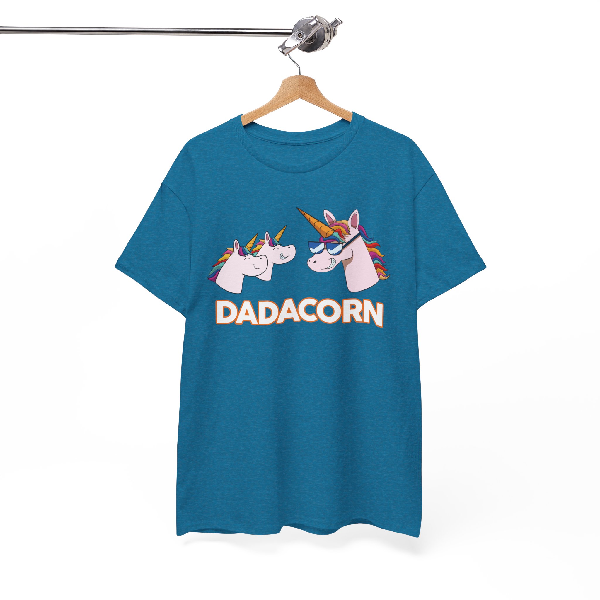 Dadacorn Cute Dad Unicorn Tee for Father’s Day - Image 10