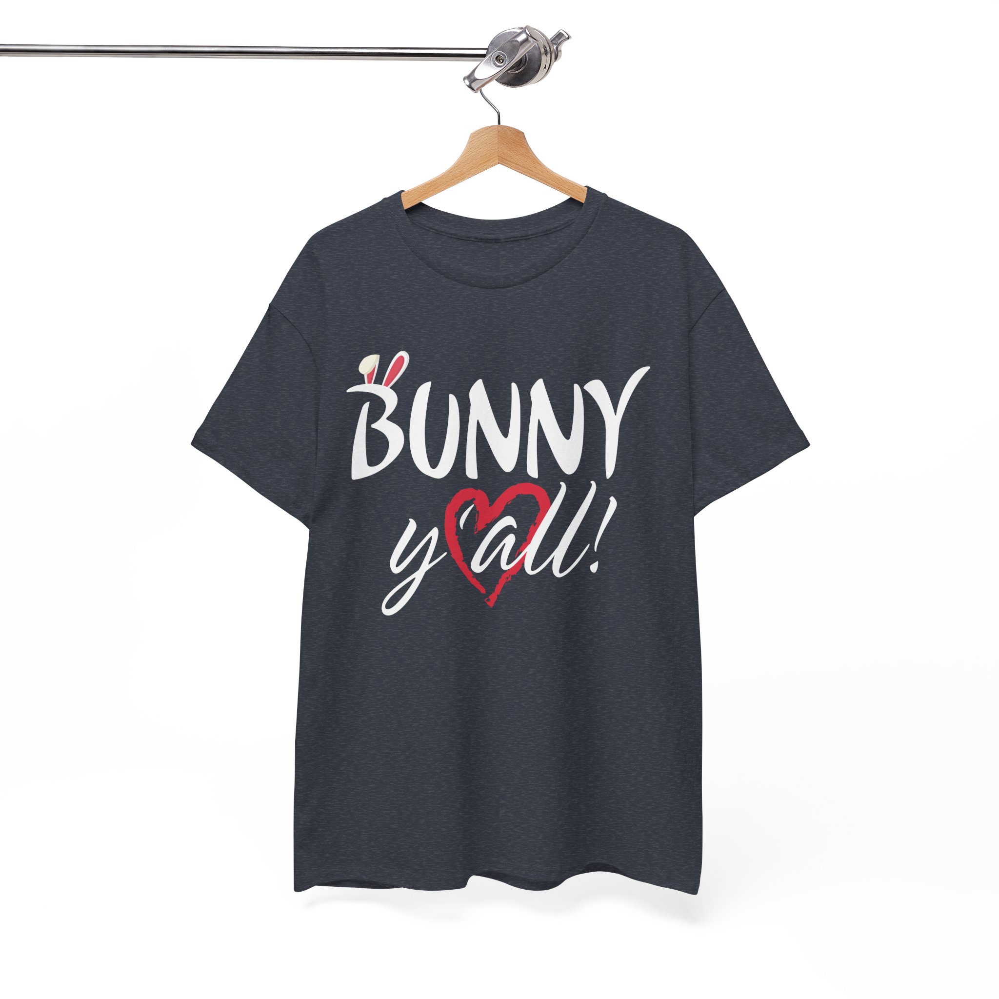 Bunny Y'all For Easter T-Shirt - Image 9