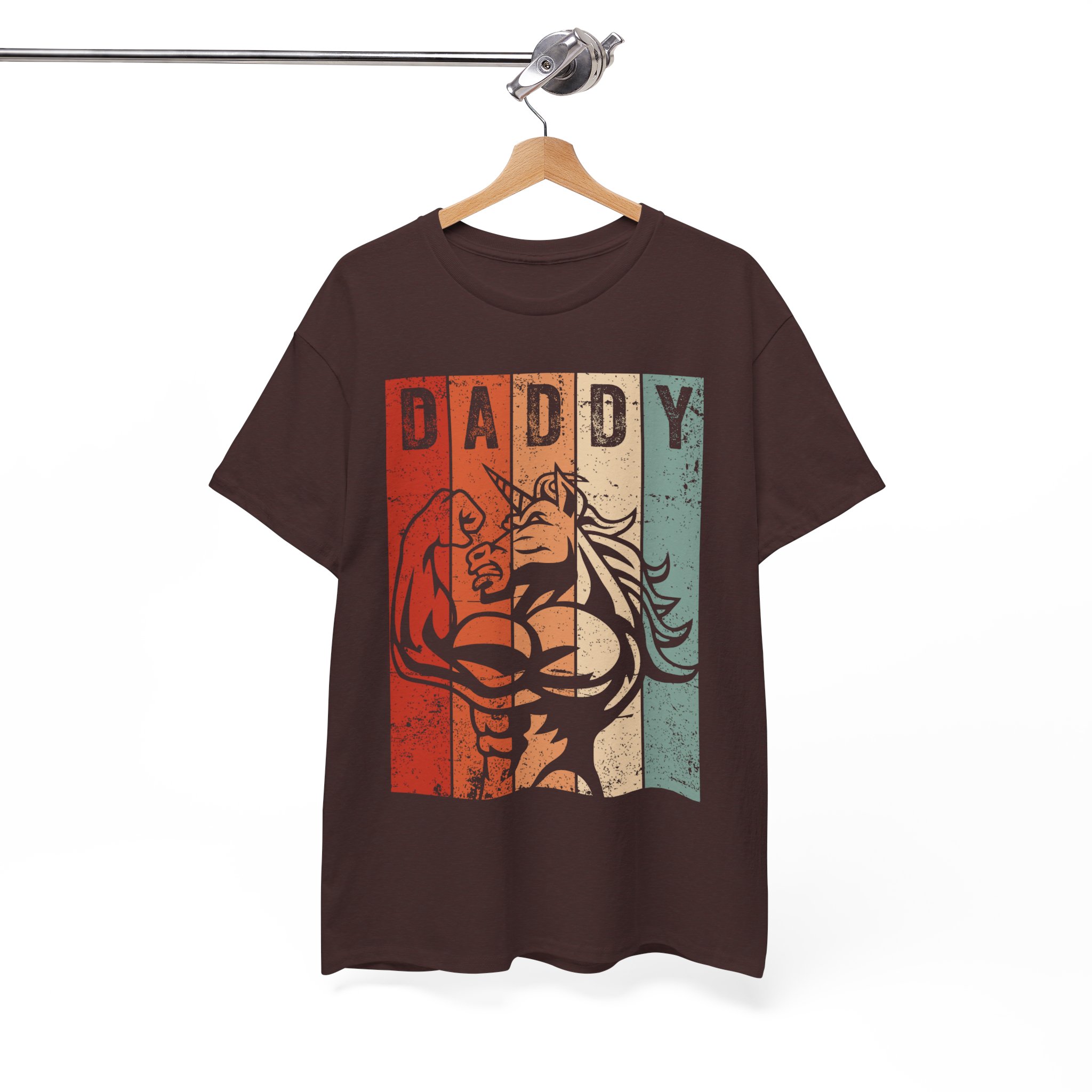 Daddy Vintage Muscle Dad Retro T-Shirt