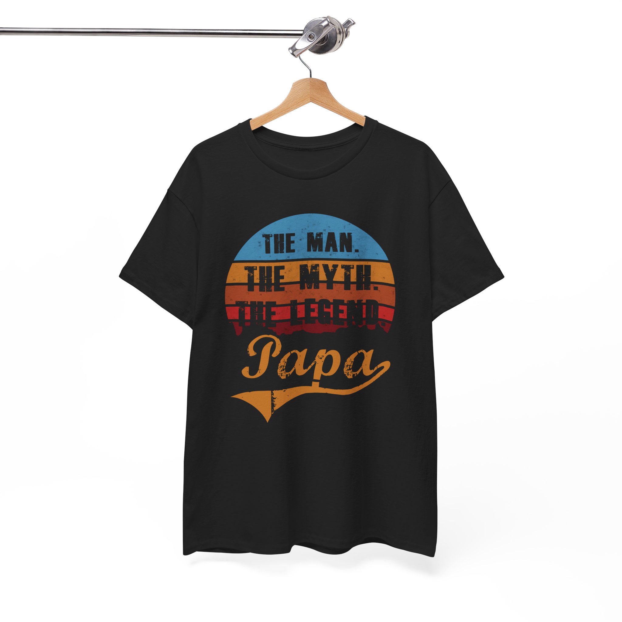 The Man The Myth The Legend Papa Retro Fathers Day T-Shirt