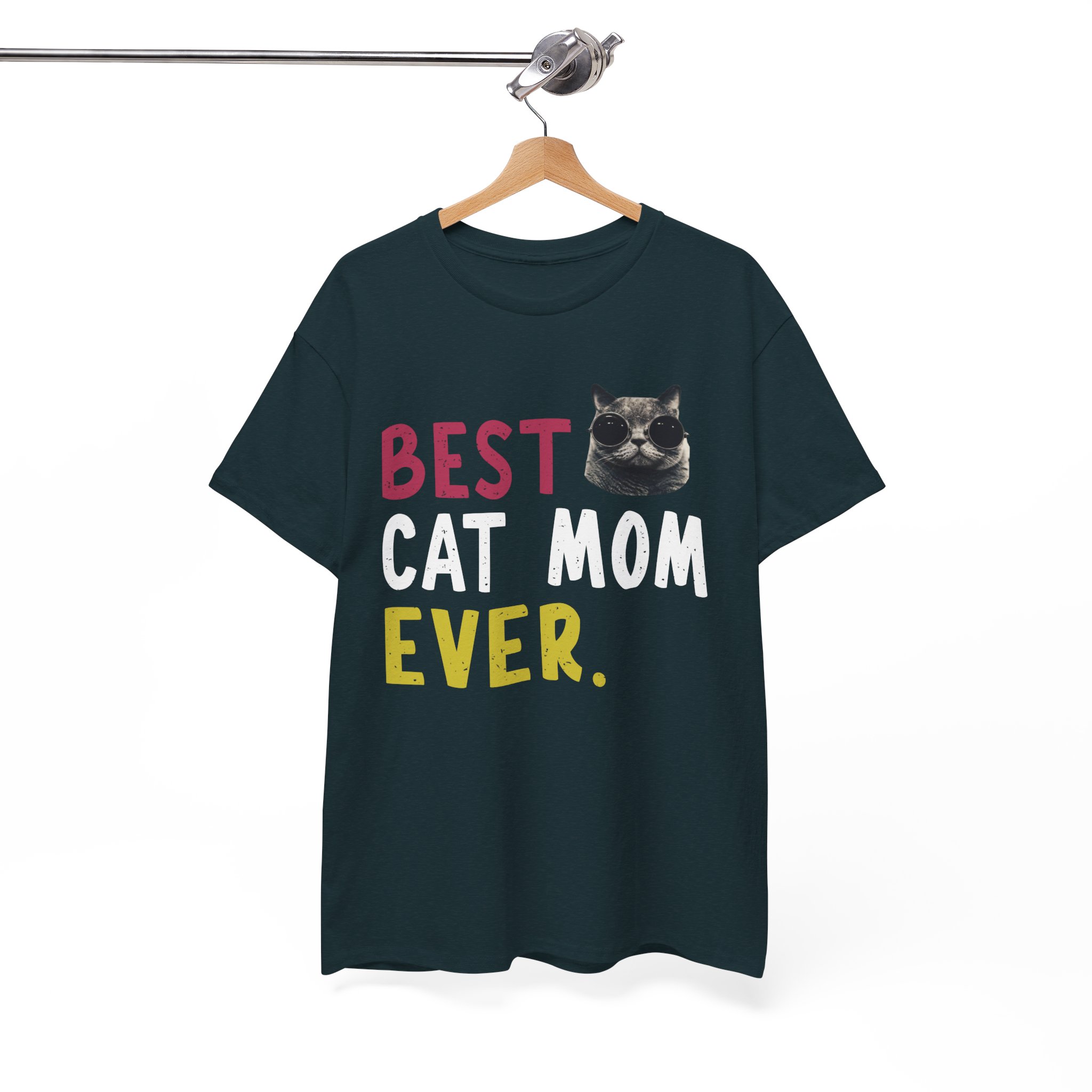 Best Cat Mom Ever Gift T-Shirt - Image 6