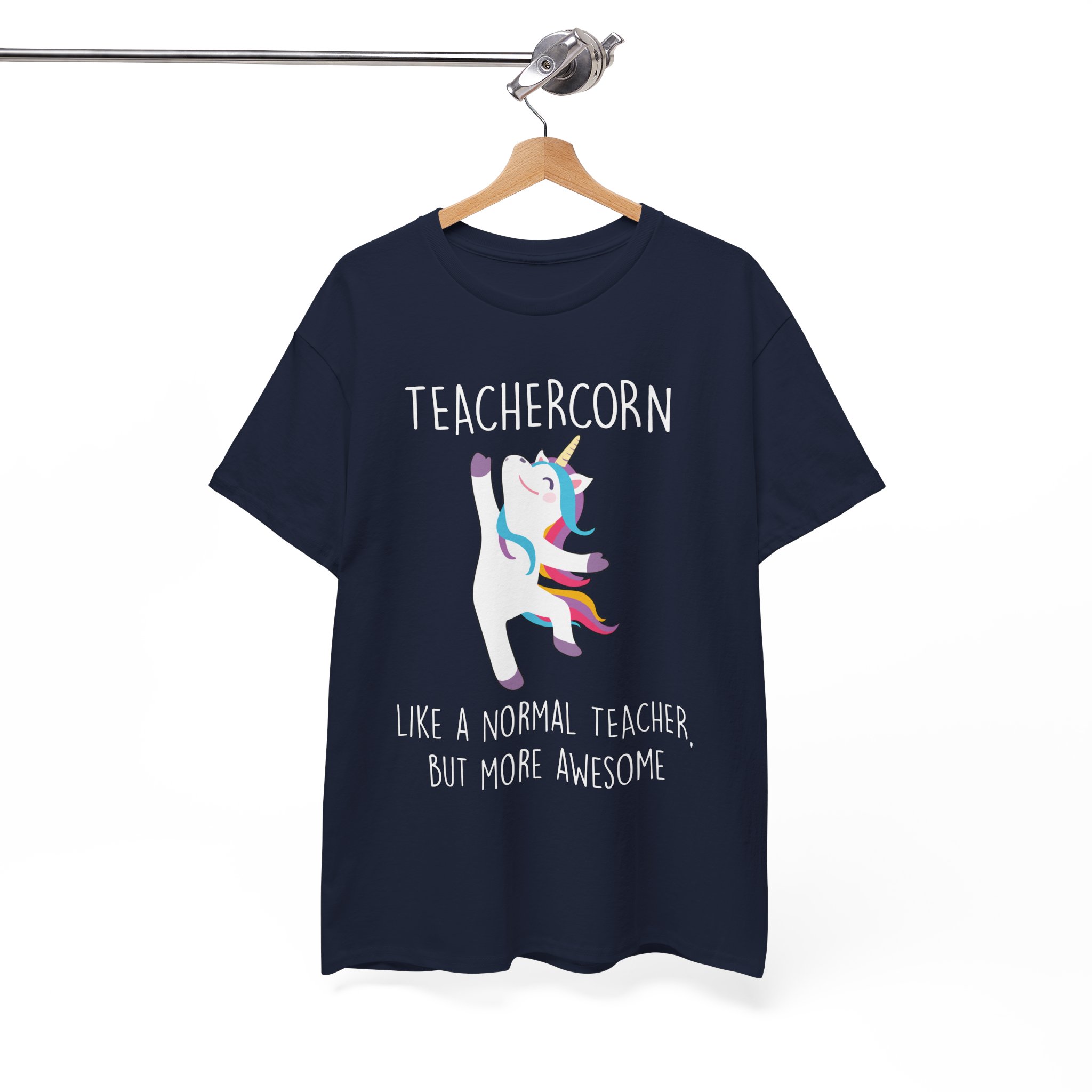 Like a Normal Teacher but More Awesome Unicorn T-Shirt - Image 9