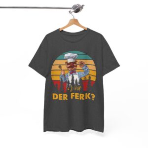 Vot Der Ferk Funny Chef Cooking Vintage Retro T-Shirt