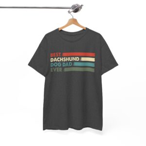 Best Dachshund Dog Dad Ever Retro T-Shirt