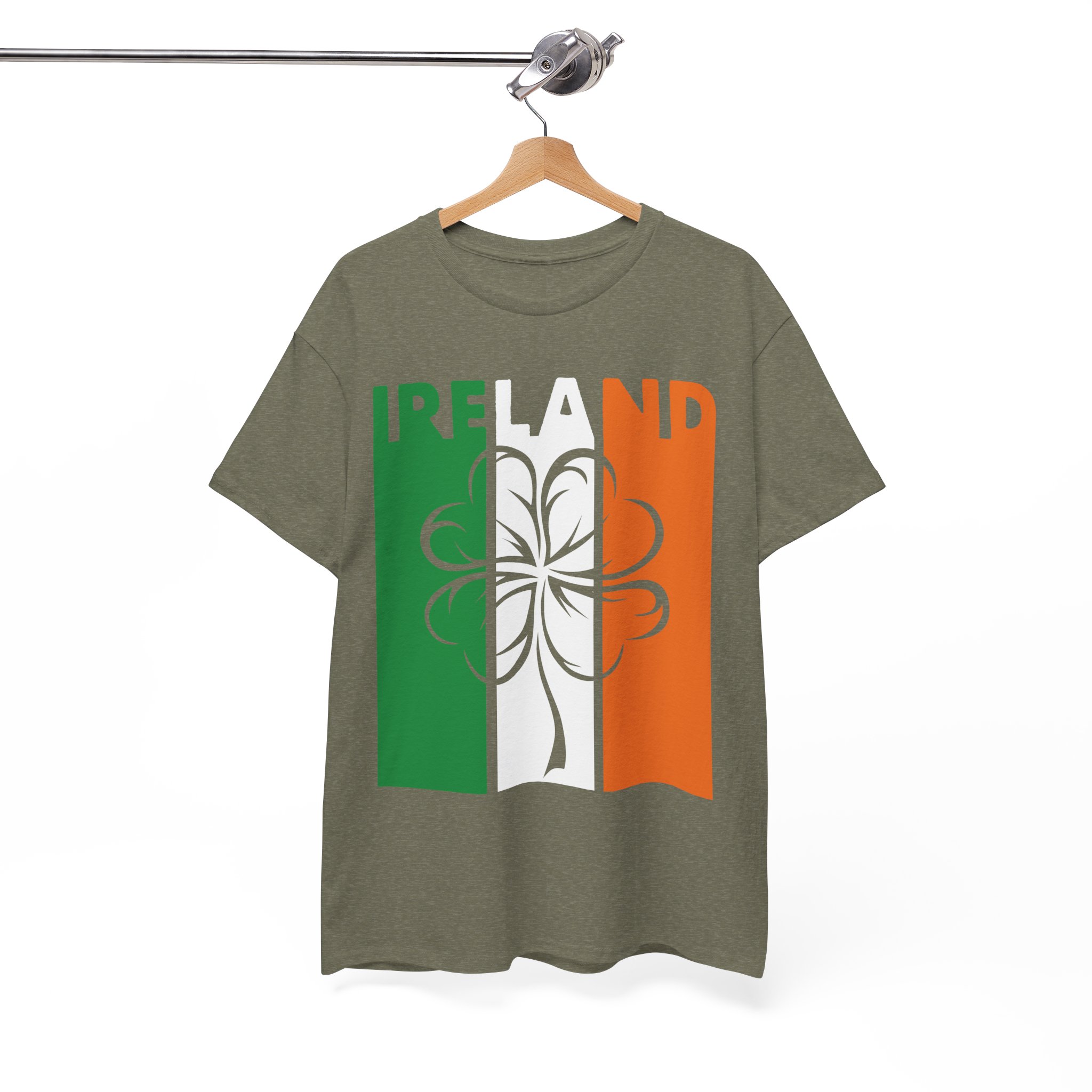 Ireland Flag Shamrock St. Patrick’s Day T-Shirt - Image 5