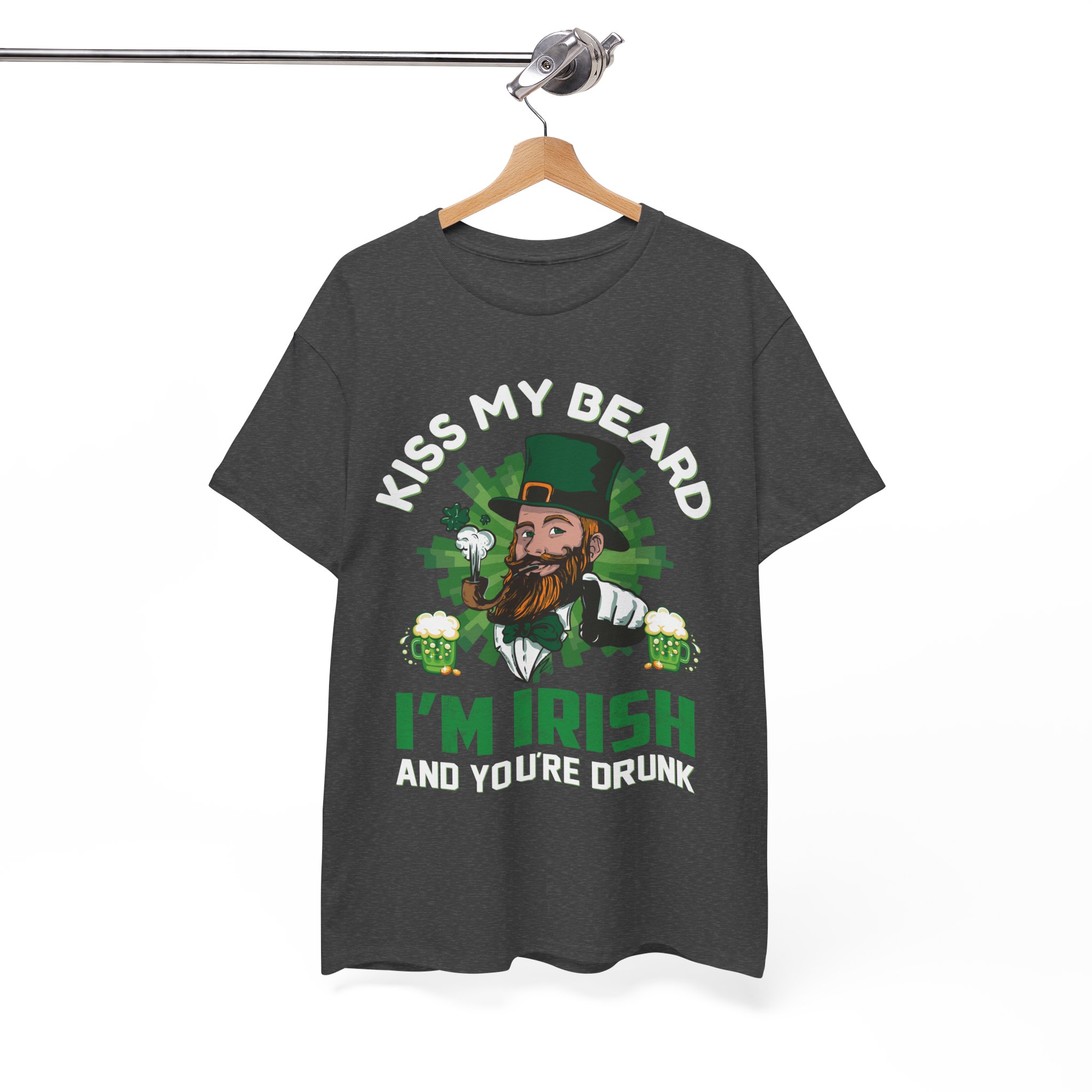 Funny I'm Irish Leprechaun T-Shirt - Image 2