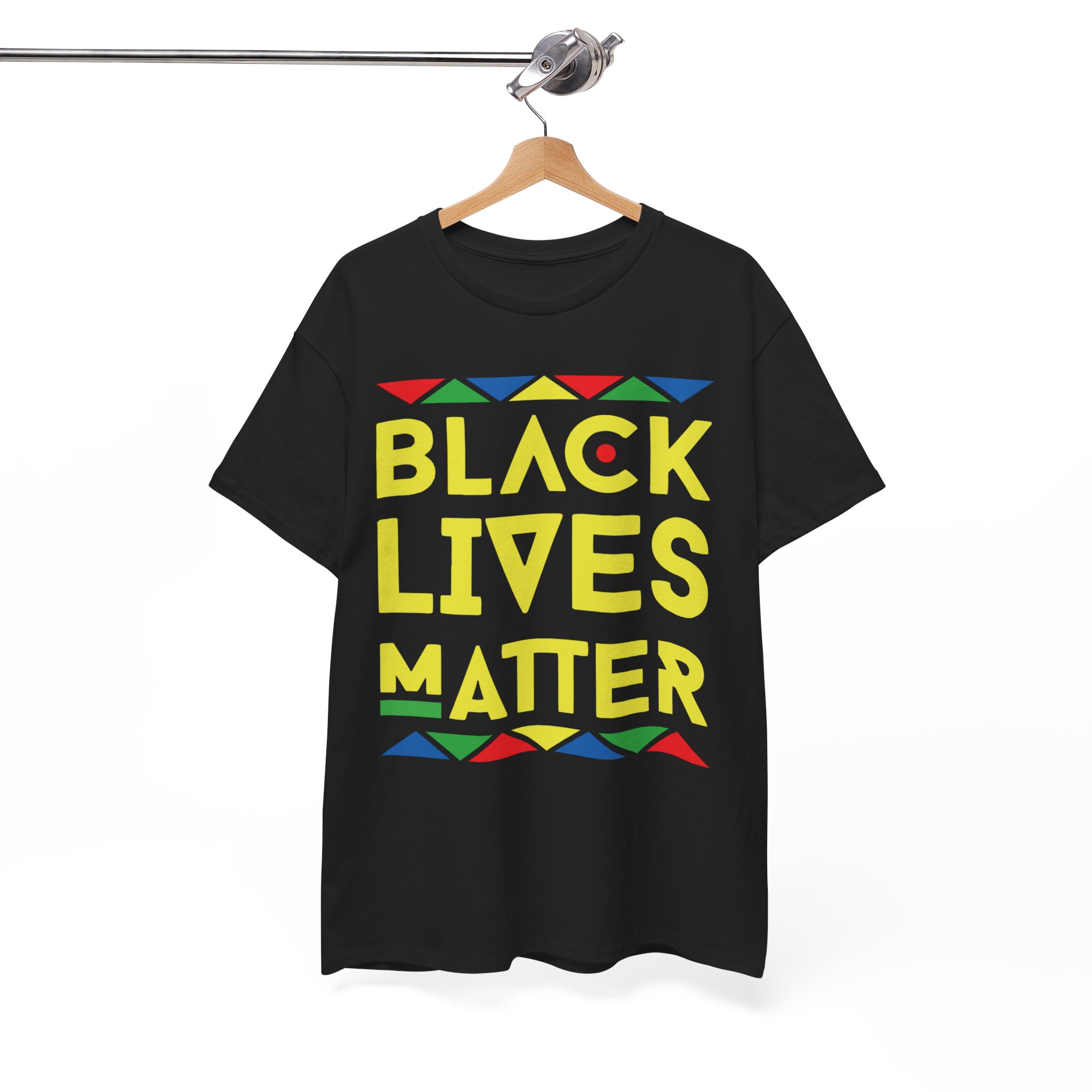 Black Lives Matter African Colors T-Shirt - Image 2